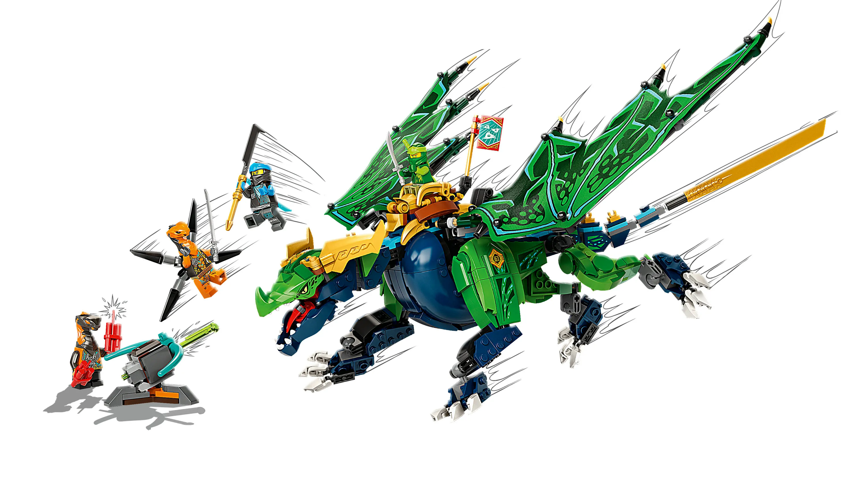 Lego Ninjago -Lloydin legendaarinen lohik&auml;&auml;rme 71766