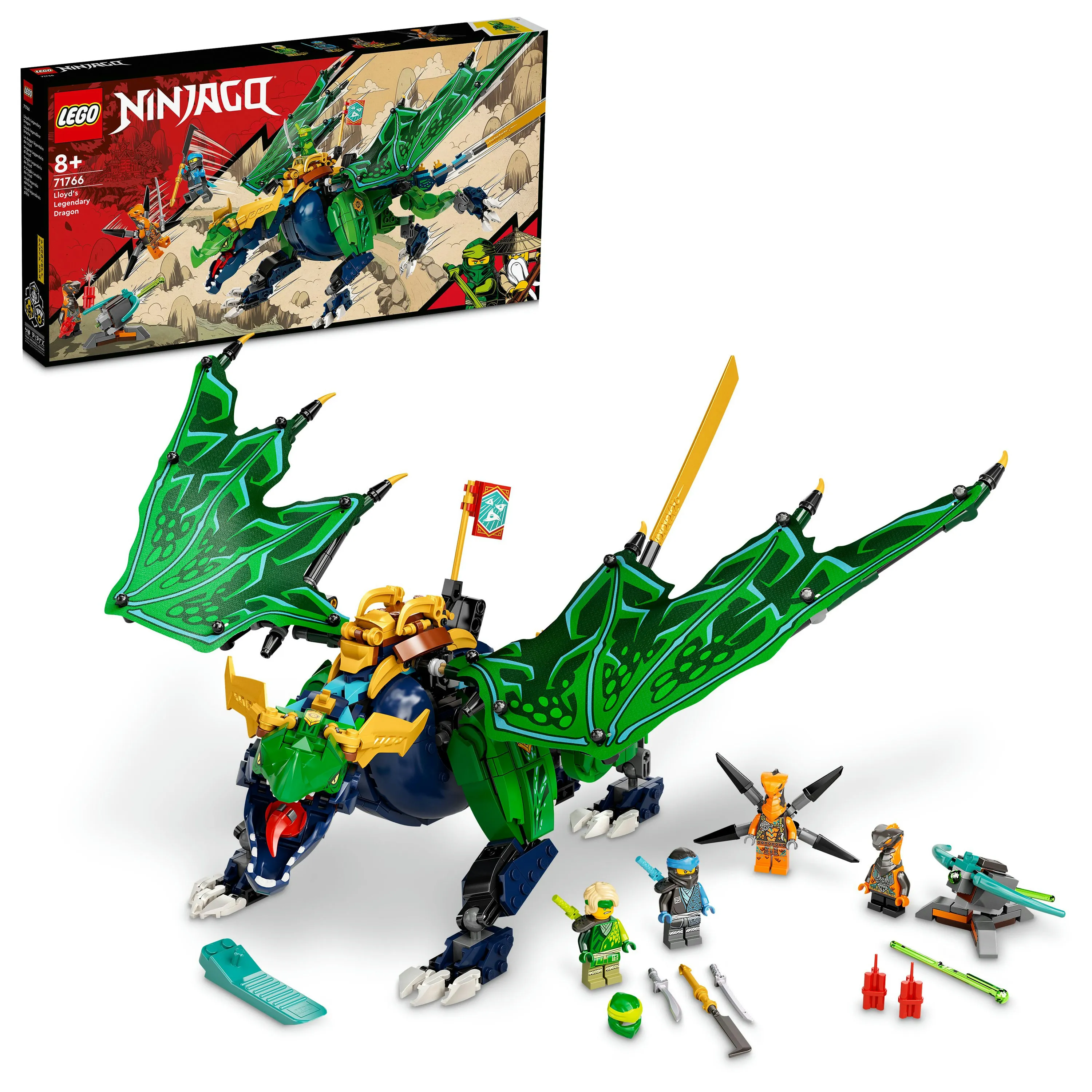 Lego Ninjago -Lloydin legendaarinen lohik&auml;&auml;rme 71766