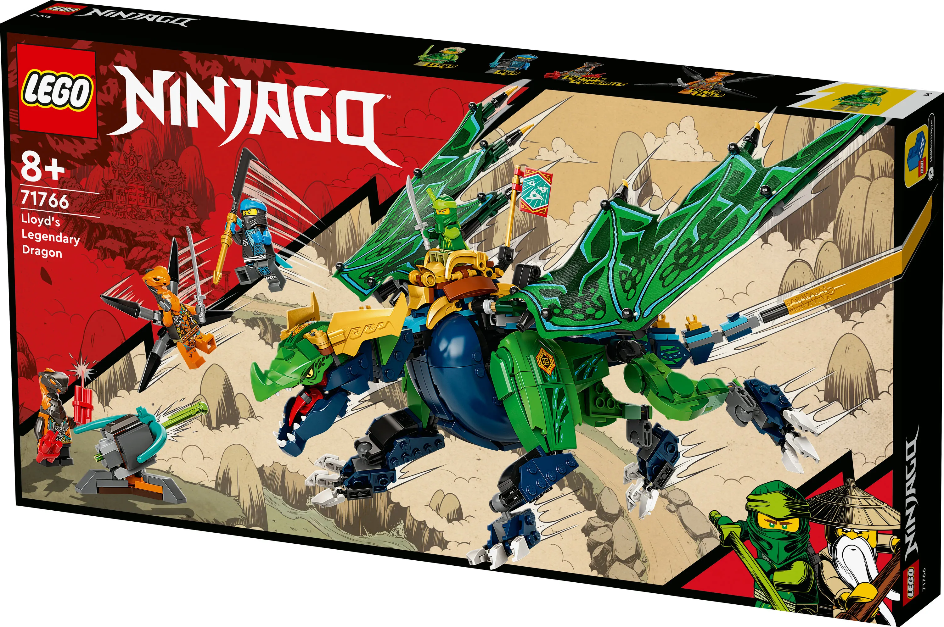 Lego Ninjago -Lloydin legendaarinen lohik&auml;&auml;rme 71766