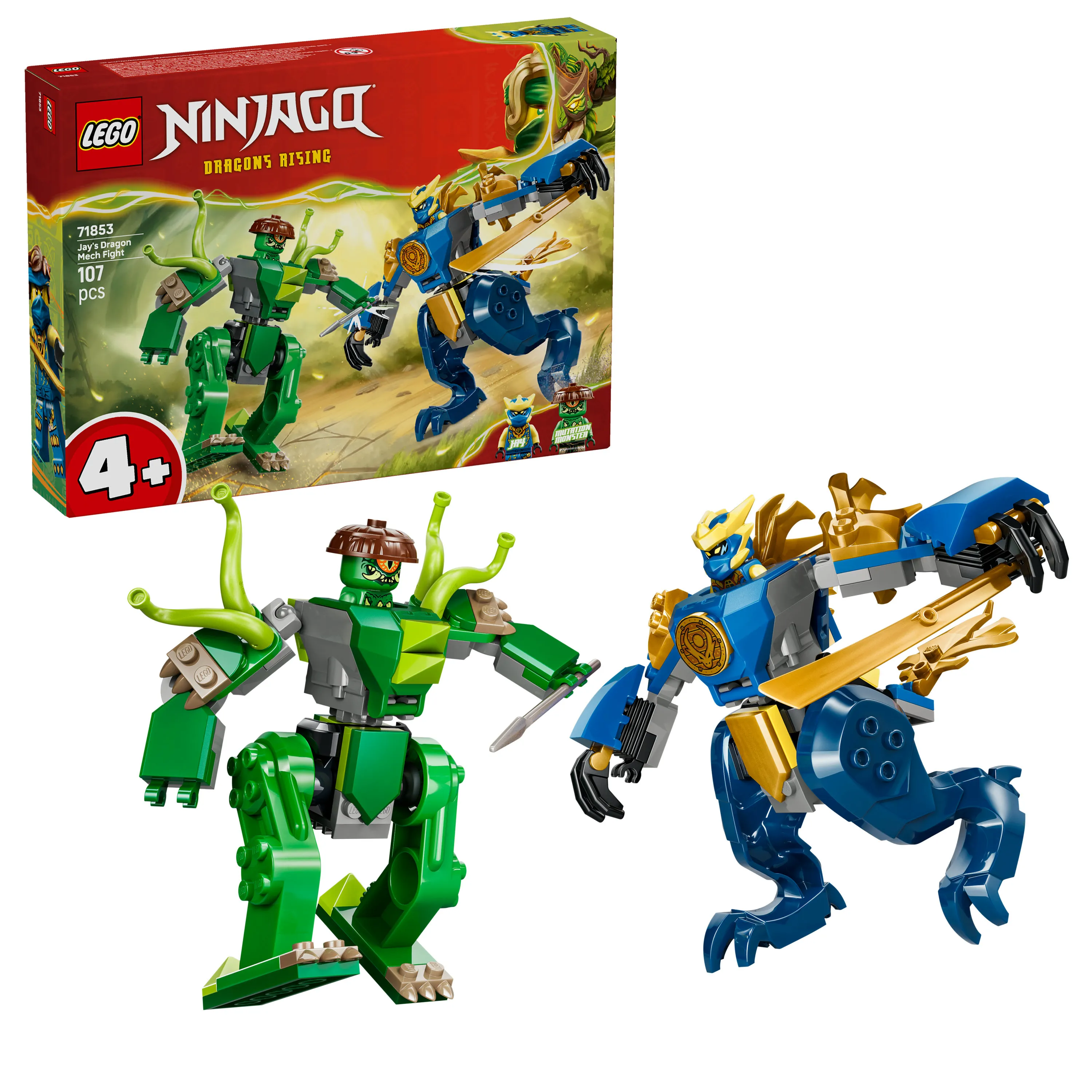LEGO NINJAGO Jays drakrobotstrid 71853