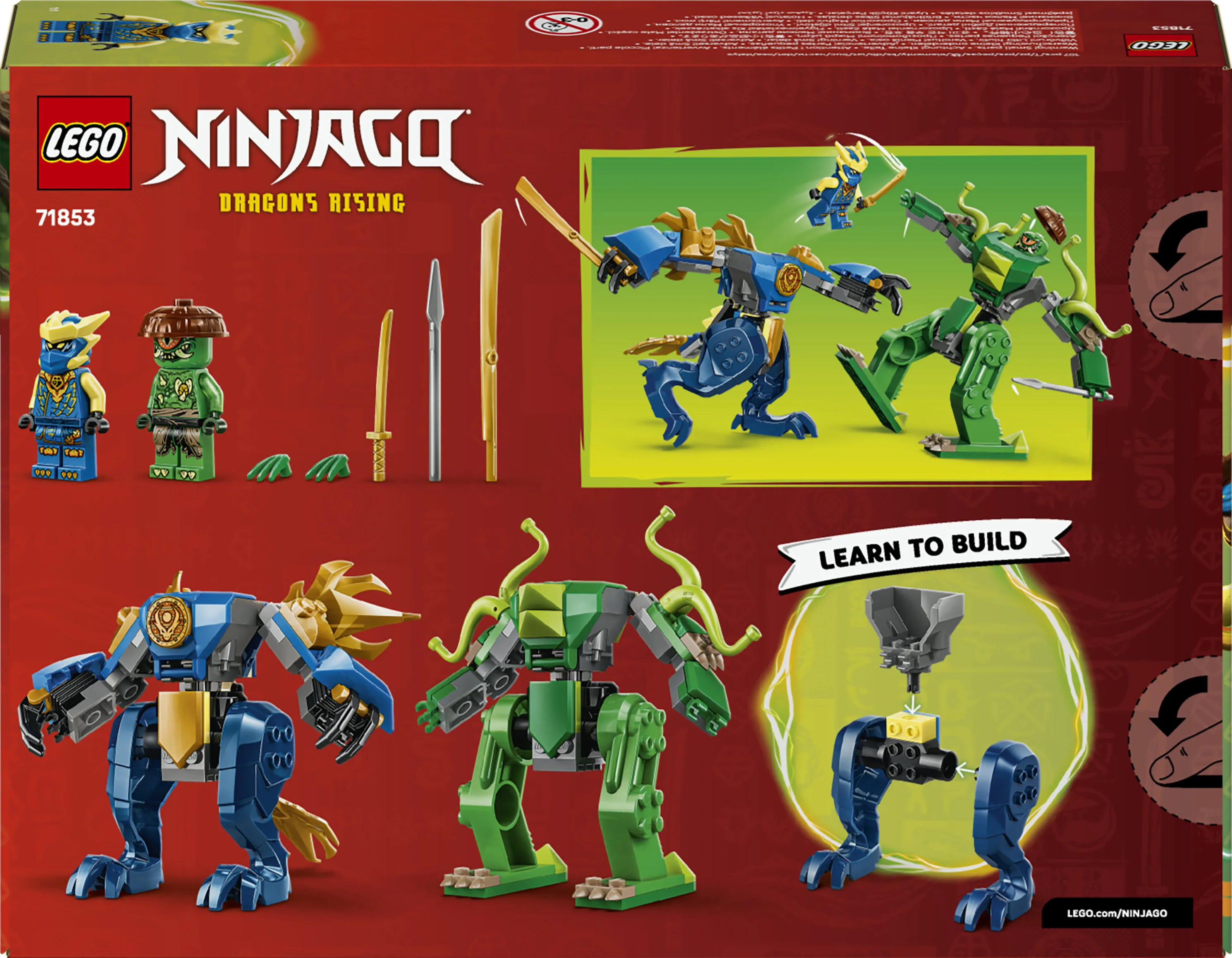 LEGO NINJAGO Jays drakrobotstrid 71853