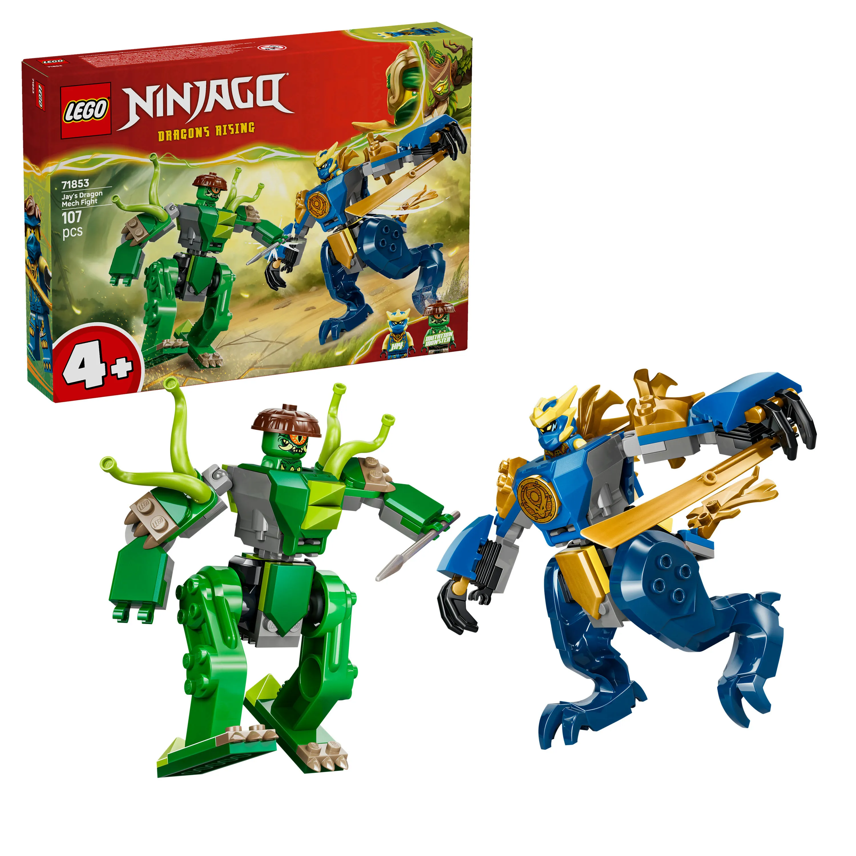 LEGO NINJAGO Jays drakrobotstrid 71853