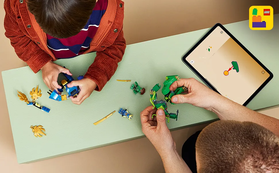 LEGO NINJAGO Jays drakrobotstrid 71853