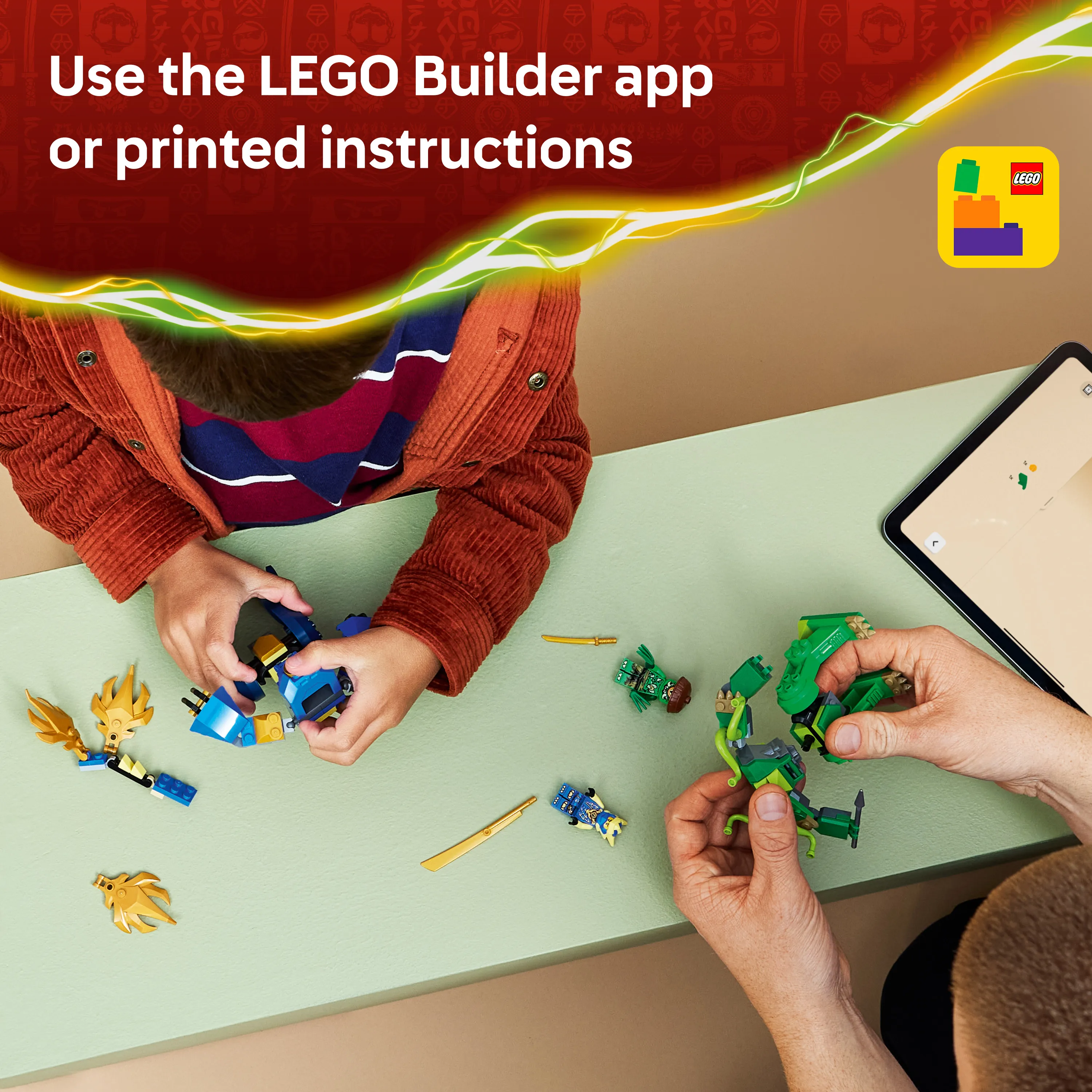 LEGO NINJAGO Jays drakrobotstrid 71853