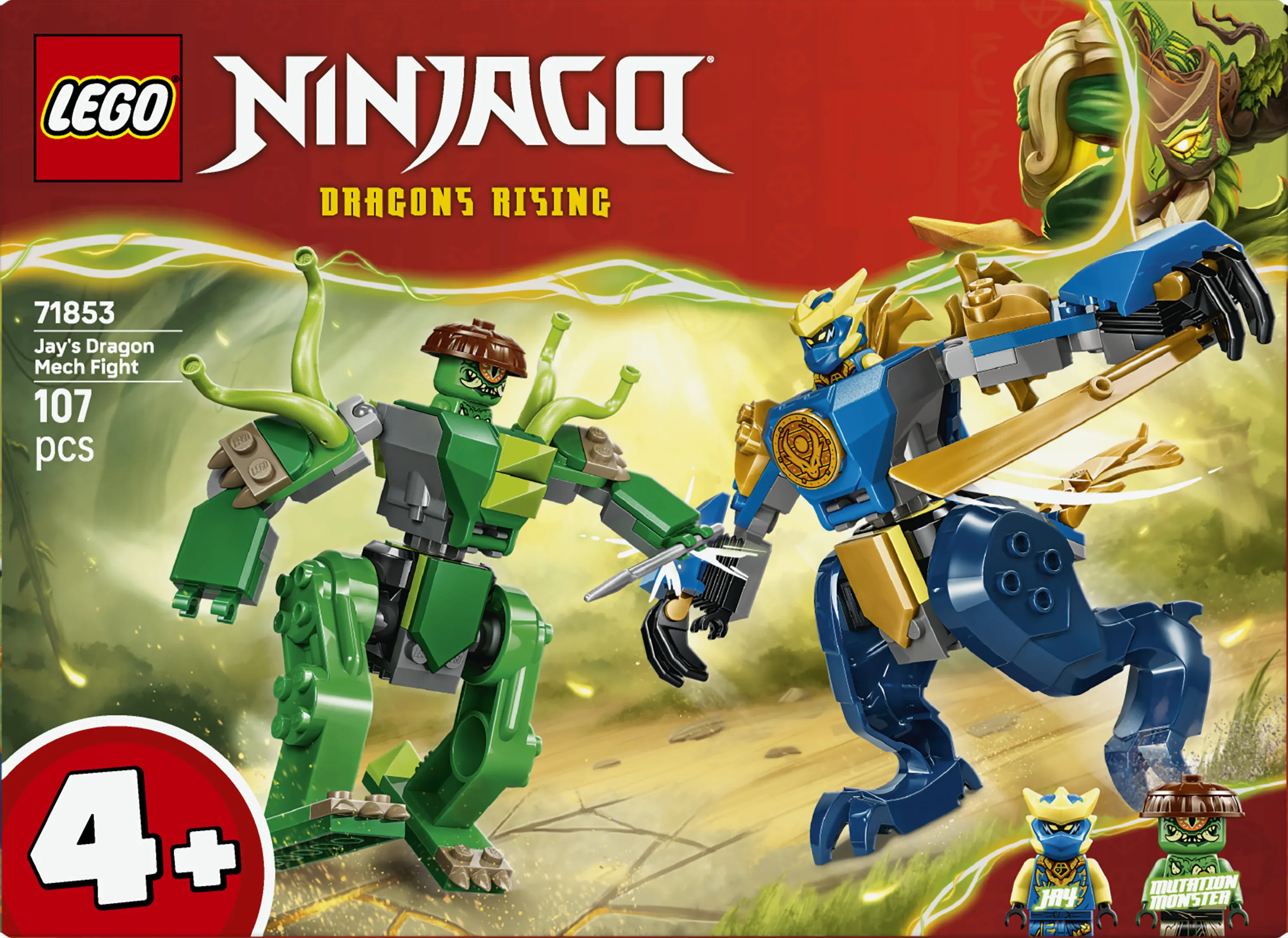 LEGO NINJAGO Jays drakrobotstrid 71853