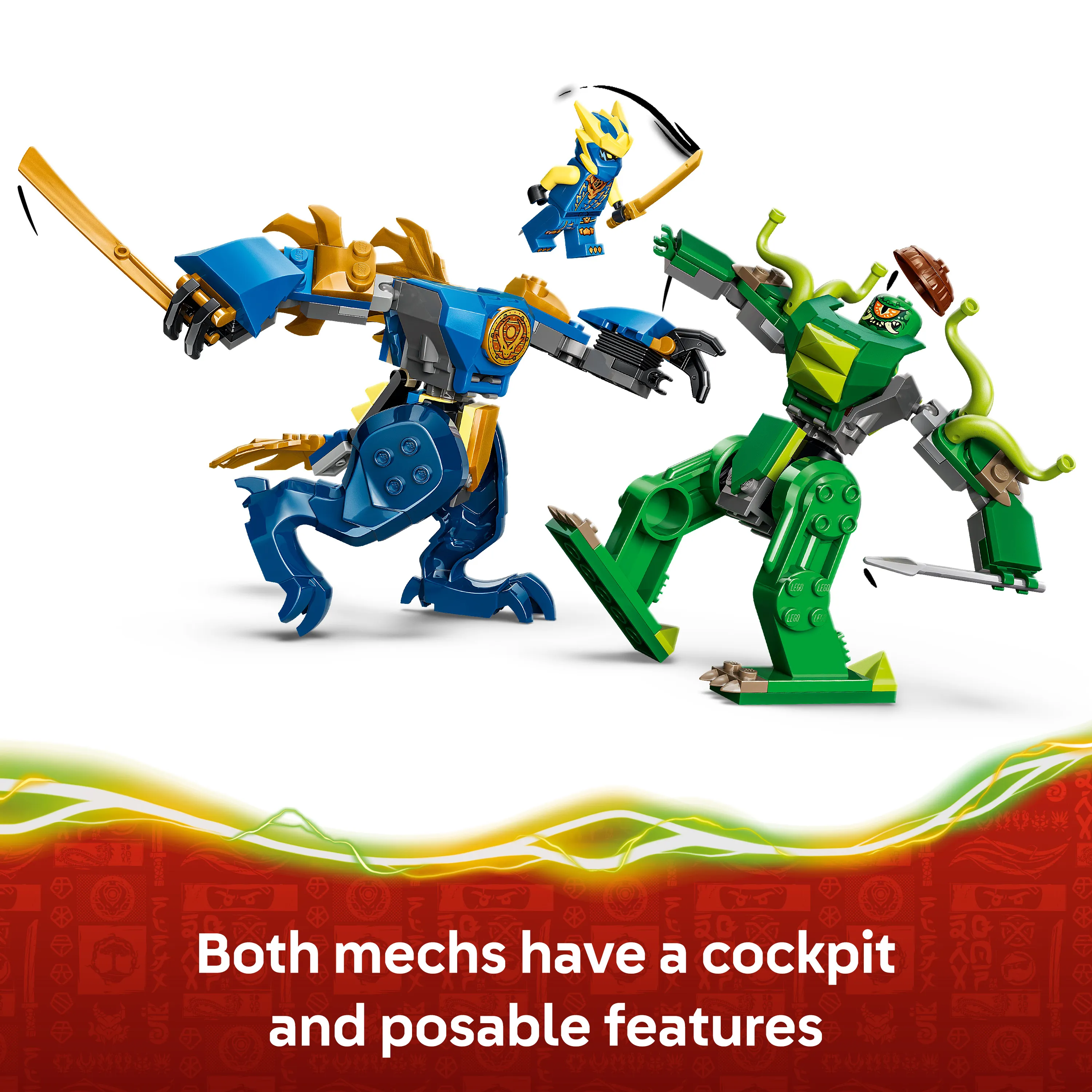 LEGO NINJAGO Jays drakrobotstrid 71853