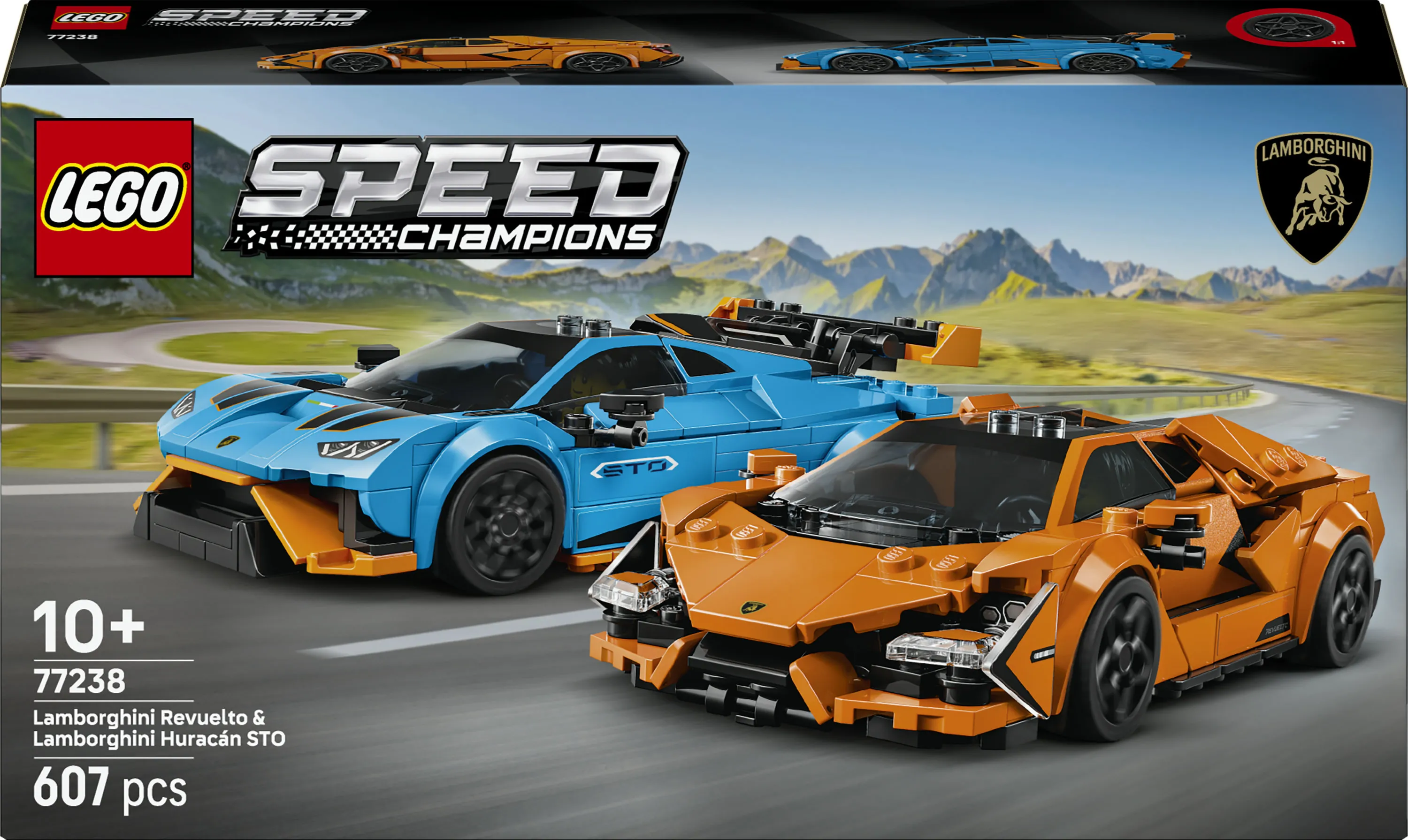 LEGO Speed Champions Lamborghini Revuelto ja Hurac&aacute;n STO 77238