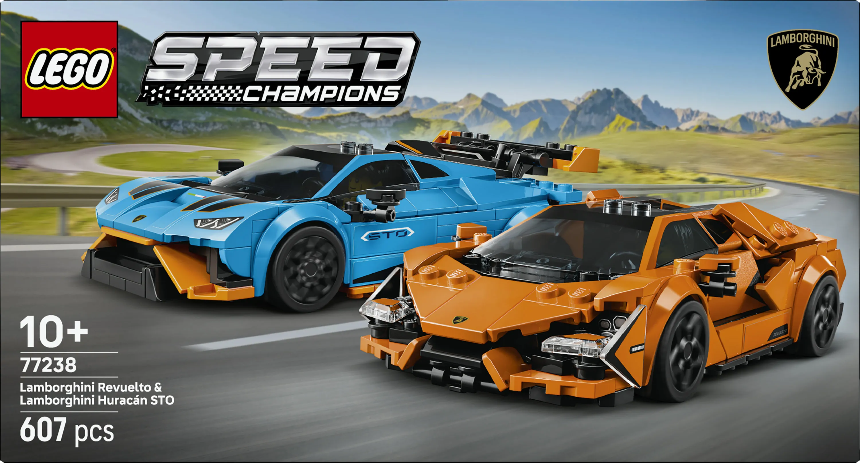 LEGO Speed Champions Lamborghini Revuelto ja Hurac&aacute;n STO 77238