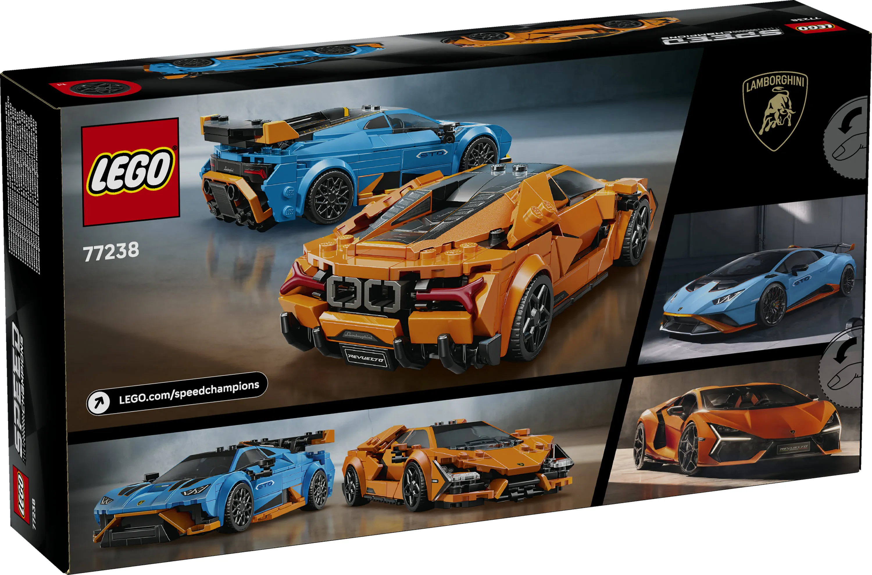 LEGO Speed Champions Lamborghini Revuelto ja Hurac&aacute;n STO 77238