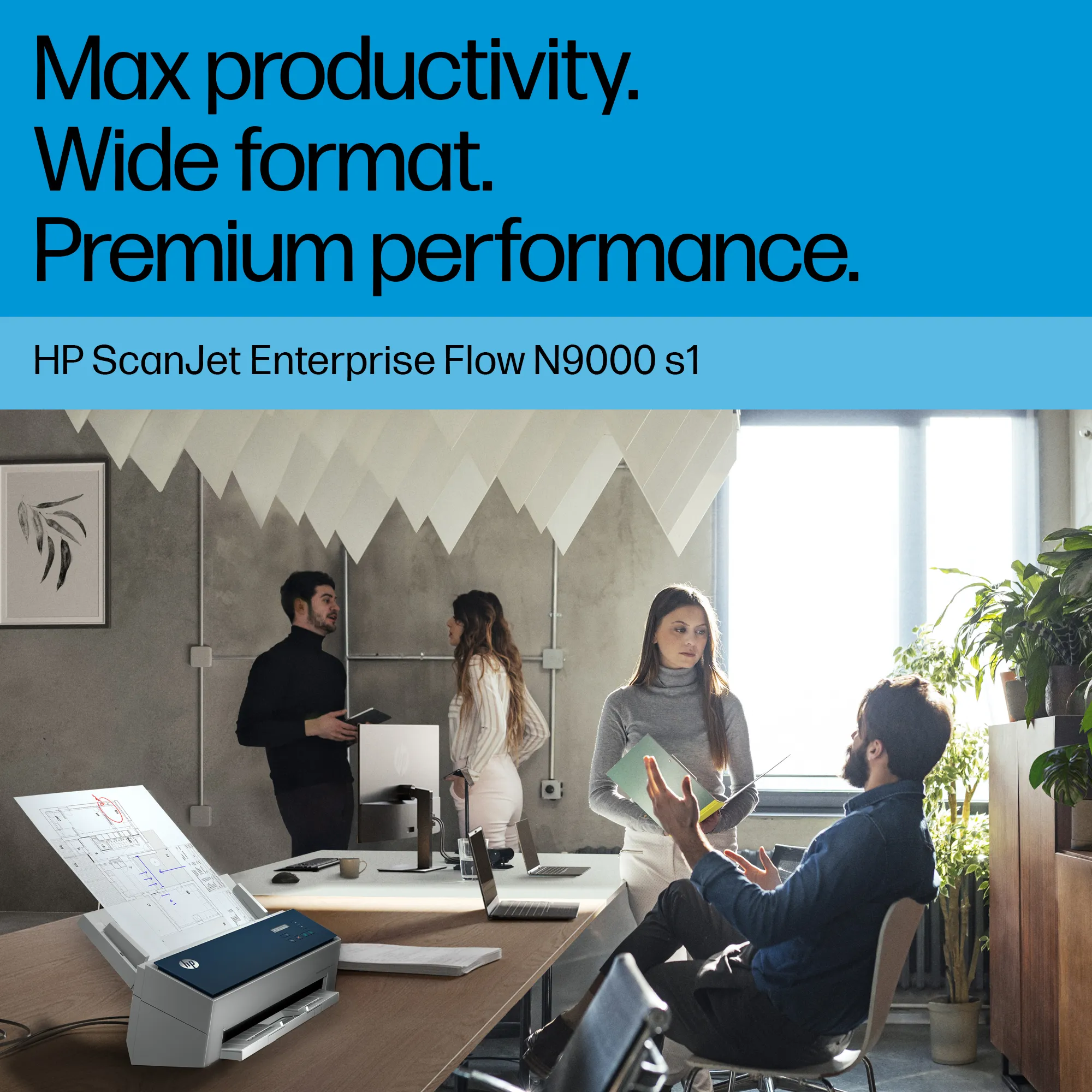 HP ScanJet Ent Flow 9000 s1 - skanner