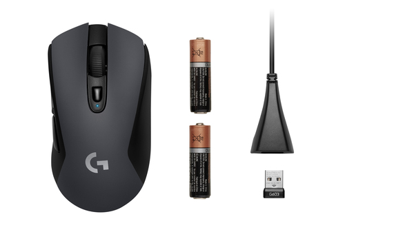 Logitech G603 LIGHTSPEED Wireless Gaming Mouse, Black