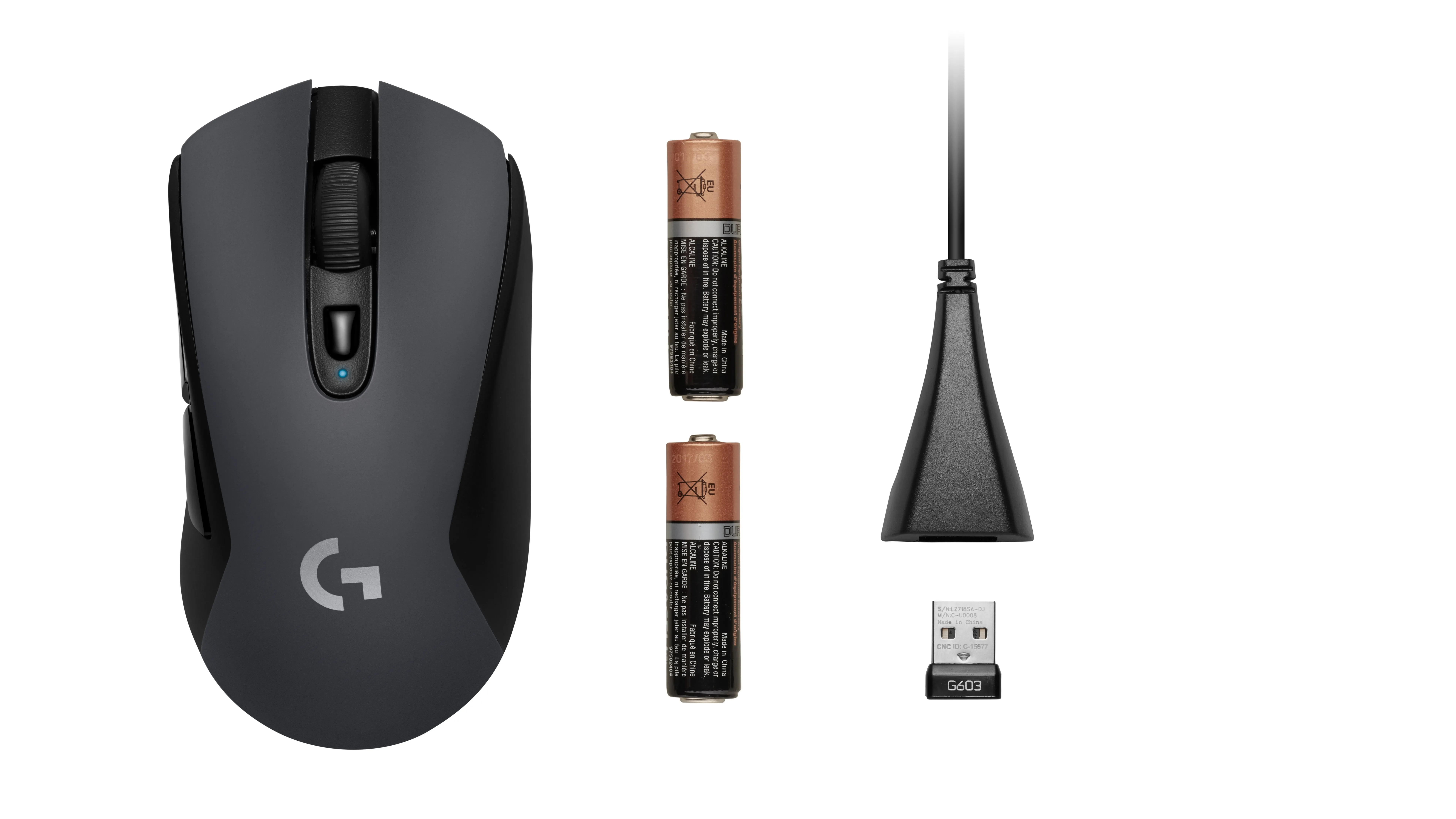 Logitech G603 LIGHTSPEED Wireless Gaming Mouse, Black