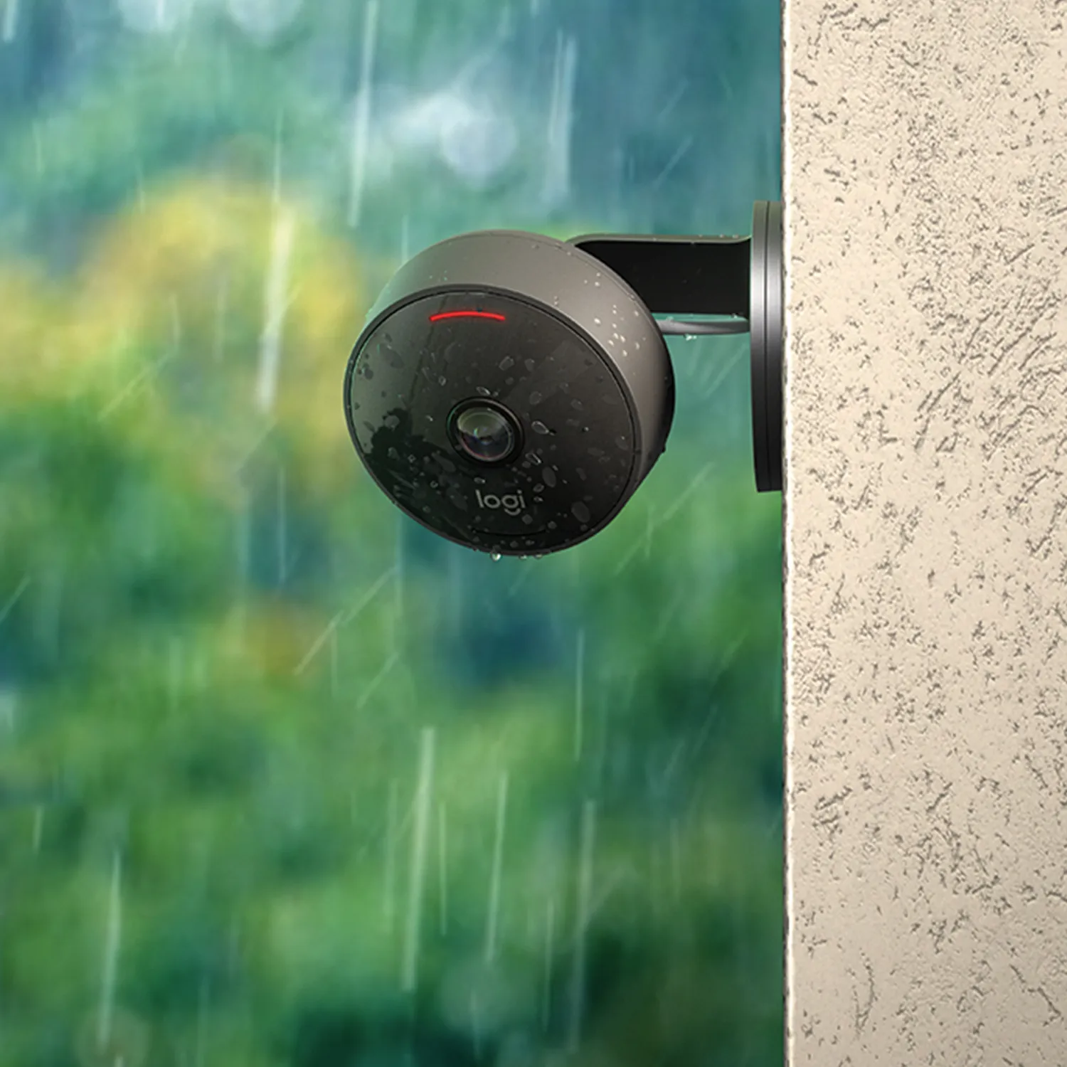 Logitech Circle View Camera, HomeKit -valvontakamera, grafiitti