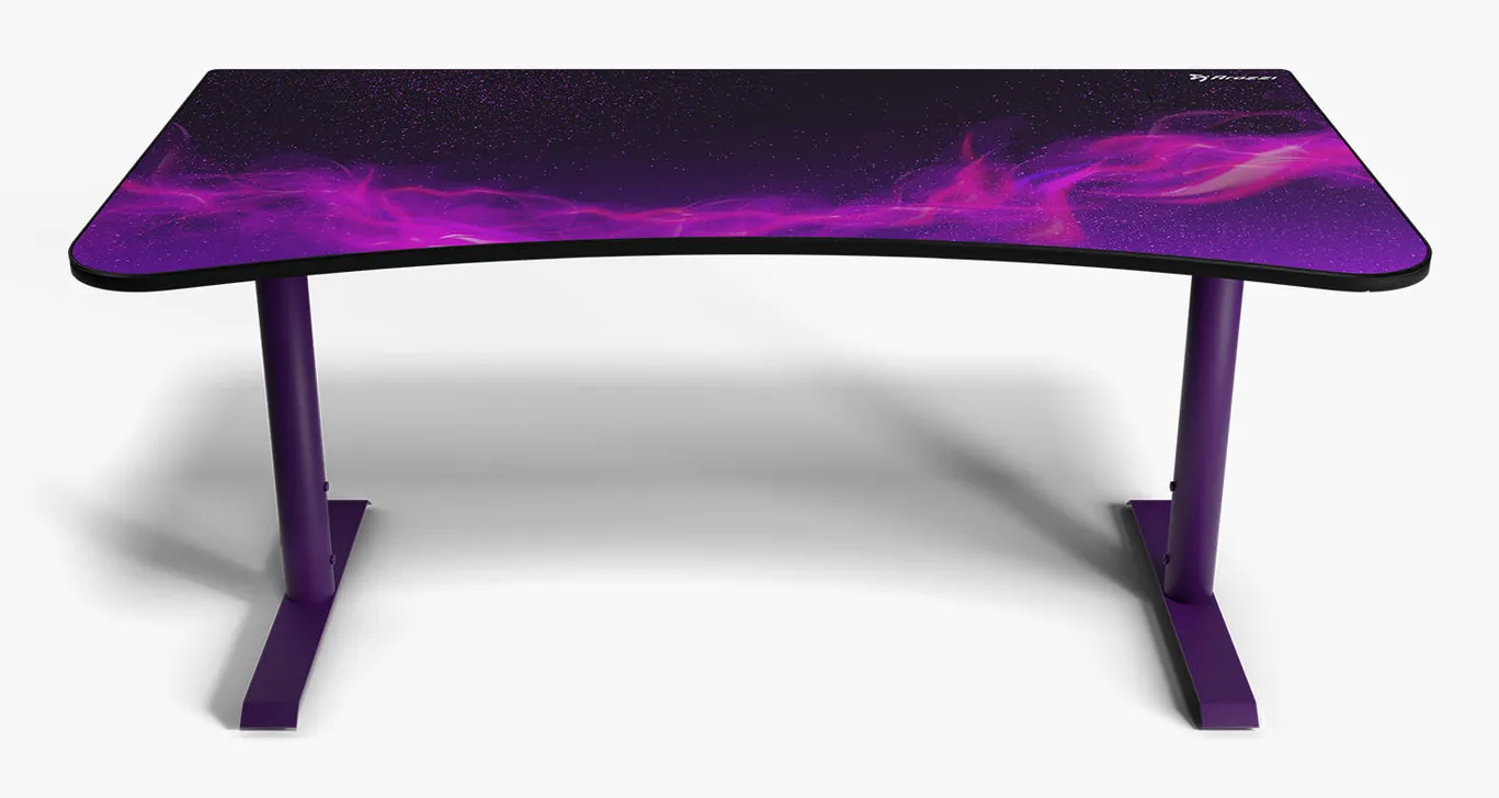 Arozzi Arena Gaming Desk - Deep Purple - Galaxy