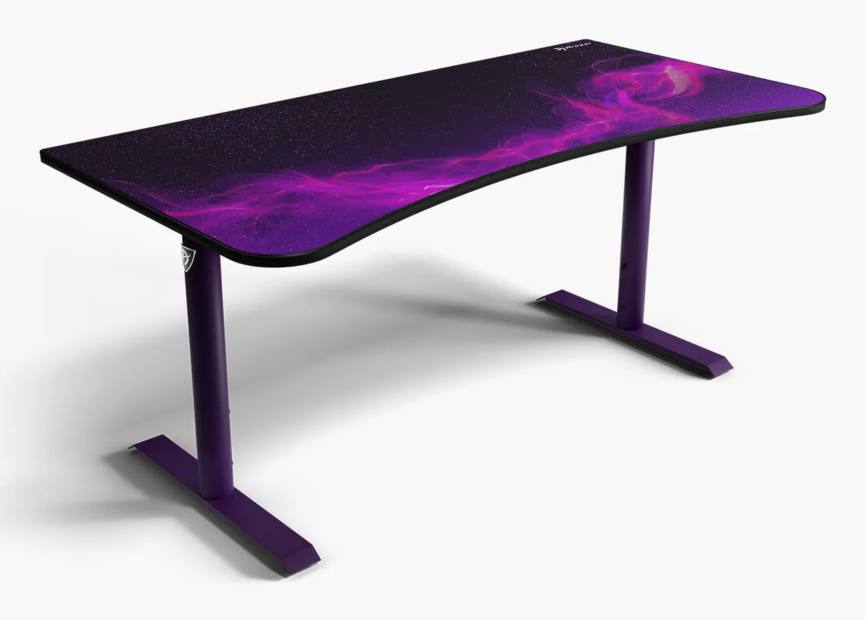 Arozzi Arena Gaming Desk - Deep Purple - Galaxy