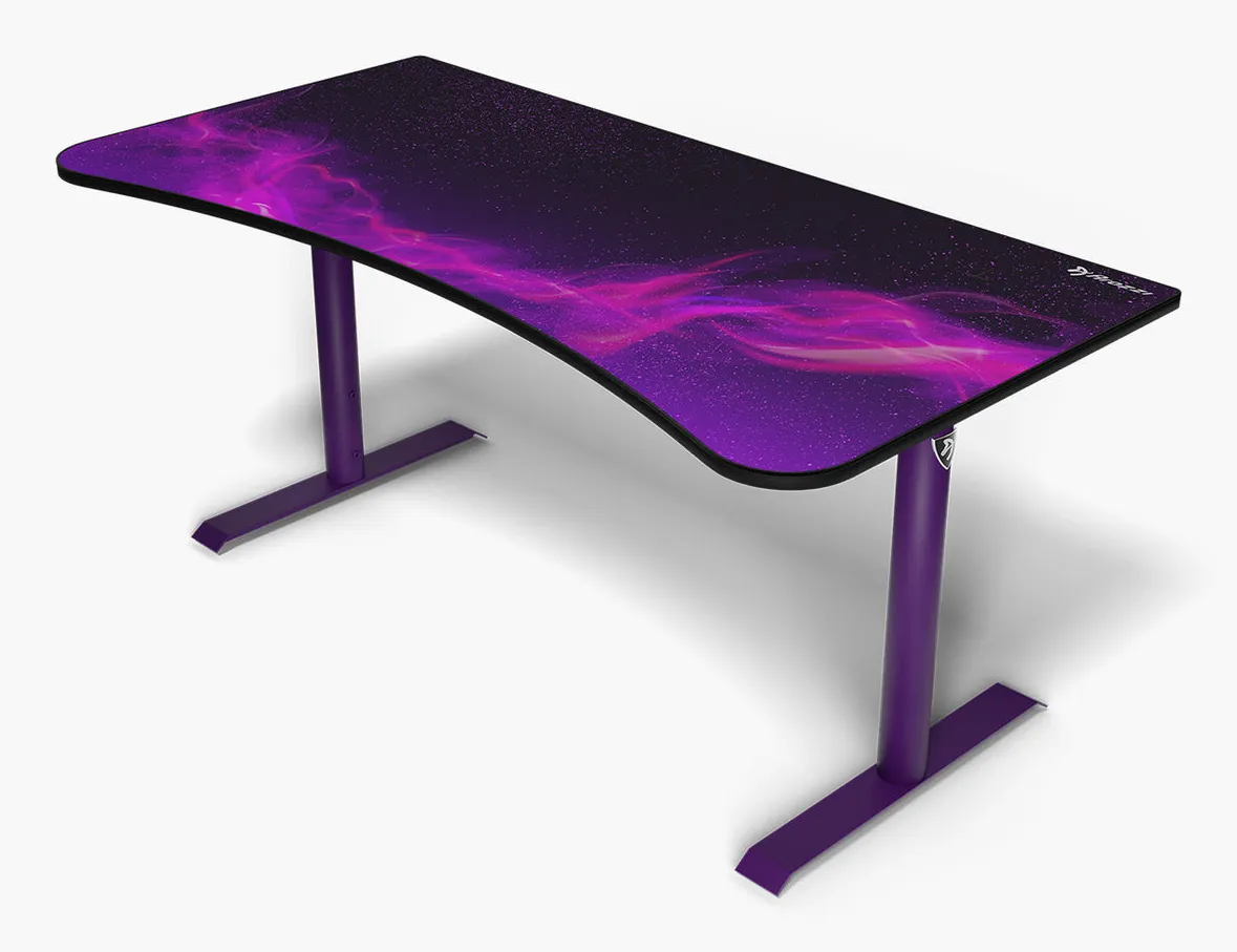 Arozzi Arena Gaming Desk - Deep Purple - Galaxy