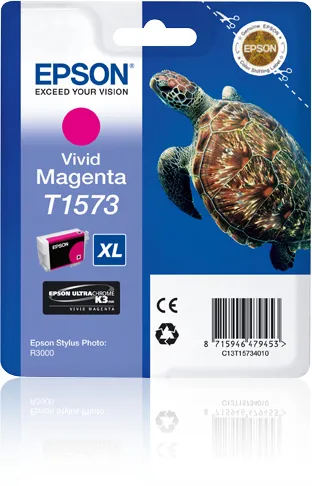 Epson T1573 XL ink cartridge, 25.9 ml, Vivid magenta