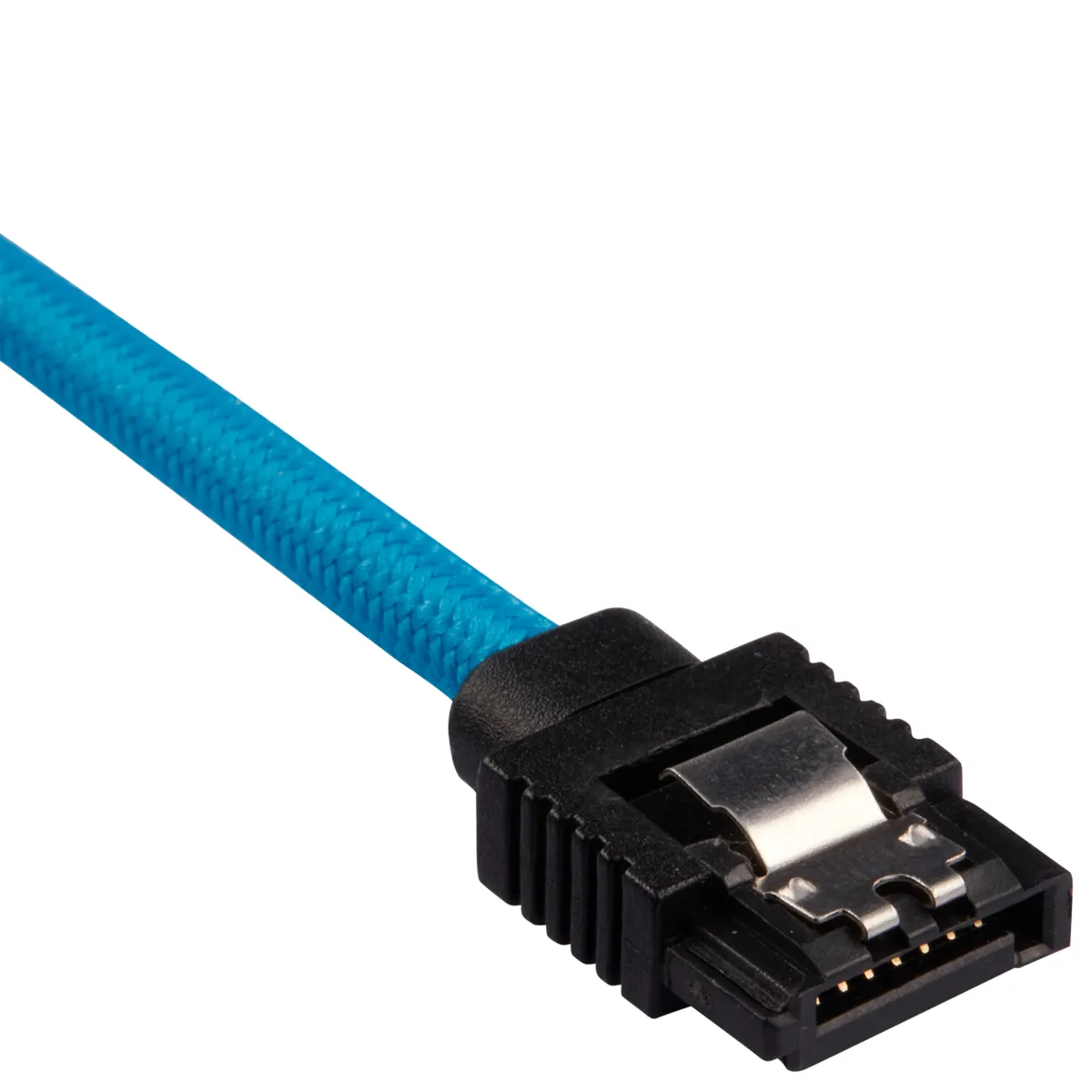 CORSAIR Premium Sleeved SATA Data Cable Set with Straight Connectors Blue 60cm