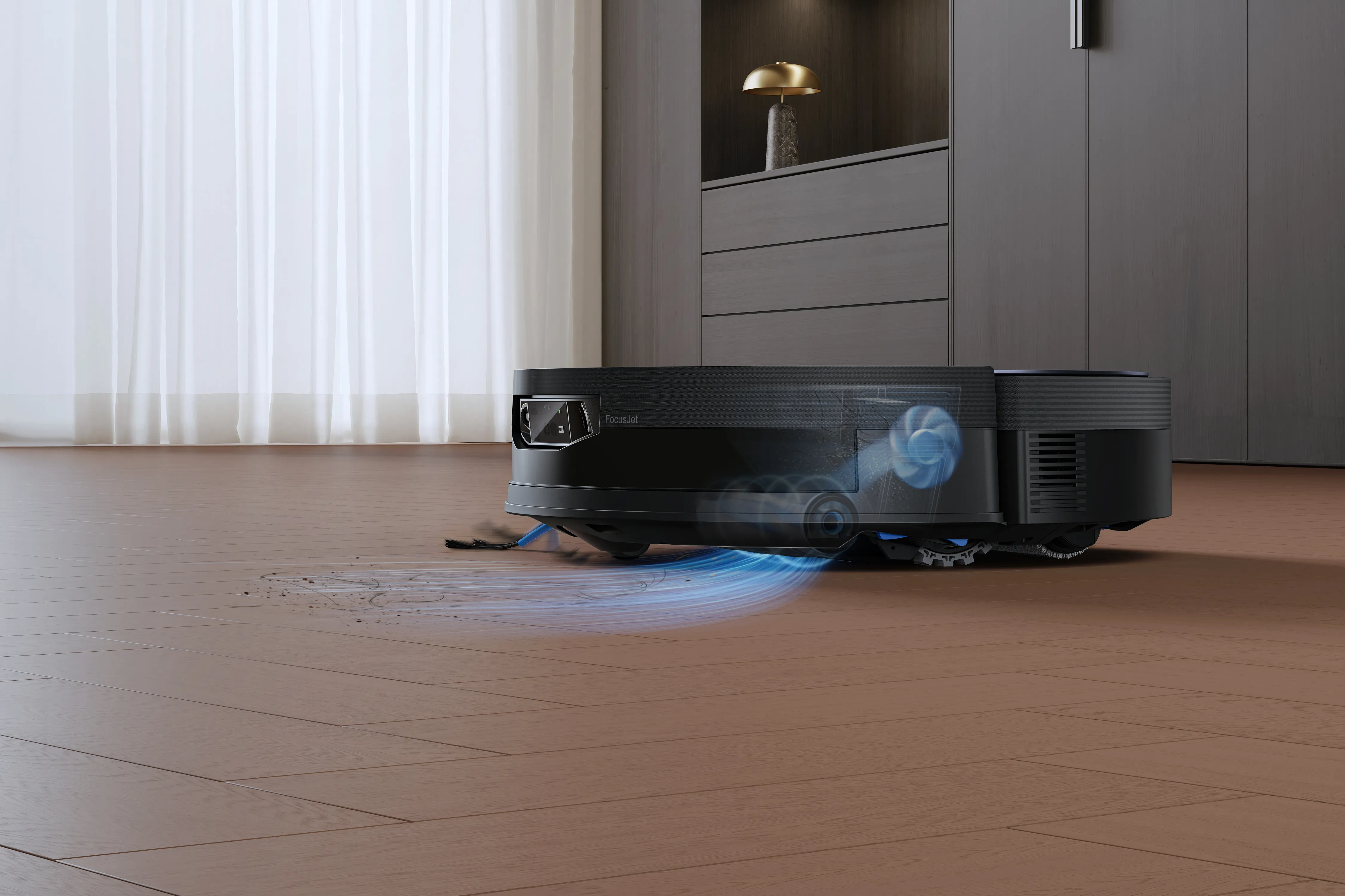 ECOVACS DEEBOT X12 OmniCyclone 1.6 L 110 W 4 Ah Robot vacuum cleaner, Black
