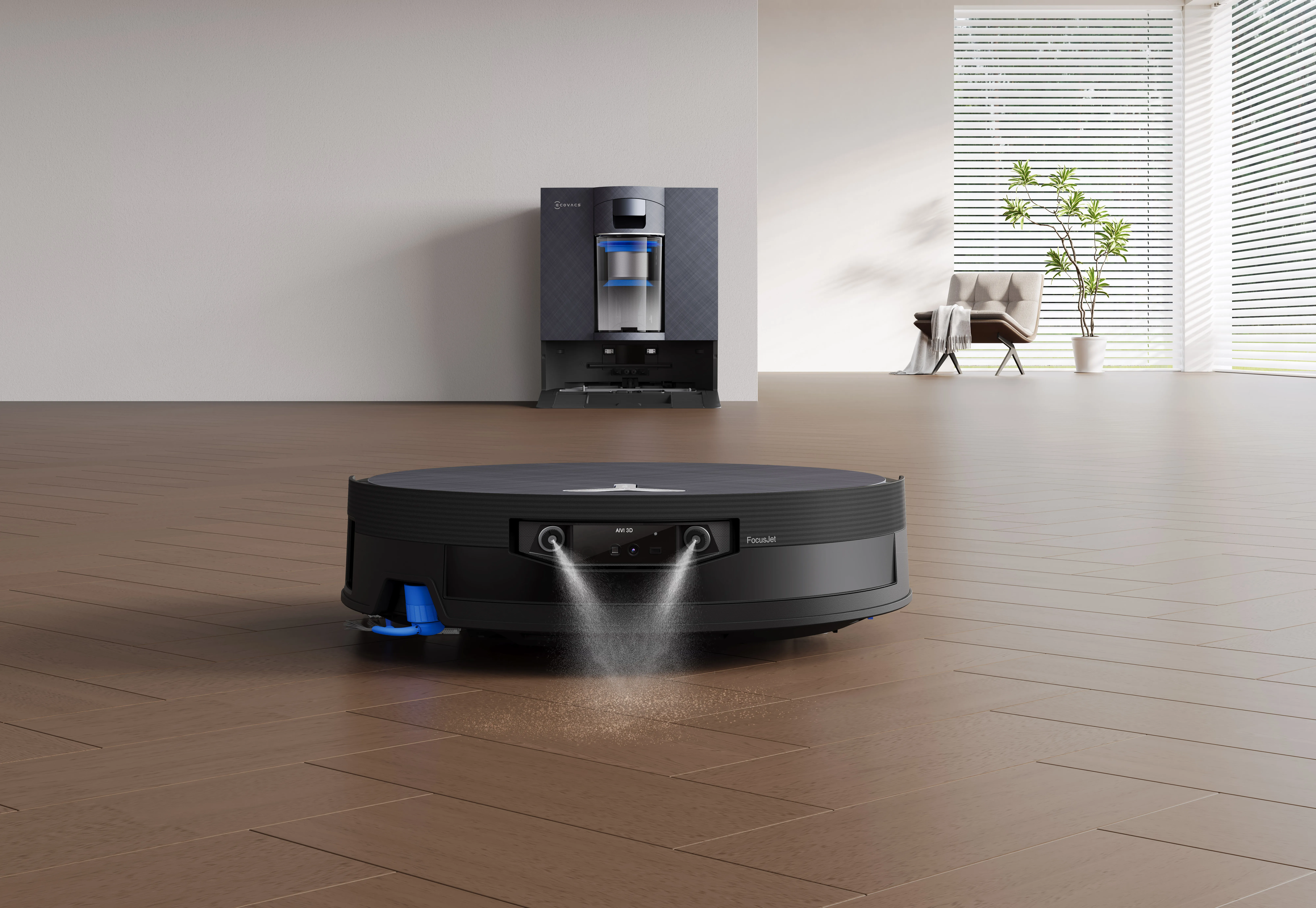 ECOVACS DEEBOT X12 OmniCyclone 1.6 L 110 W 4 Ah Robot vacuum cleaner, Black