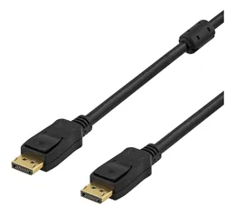 Deltaco DisplayPort – DisplayPort 1.2 - kabel, 3 m, Svart