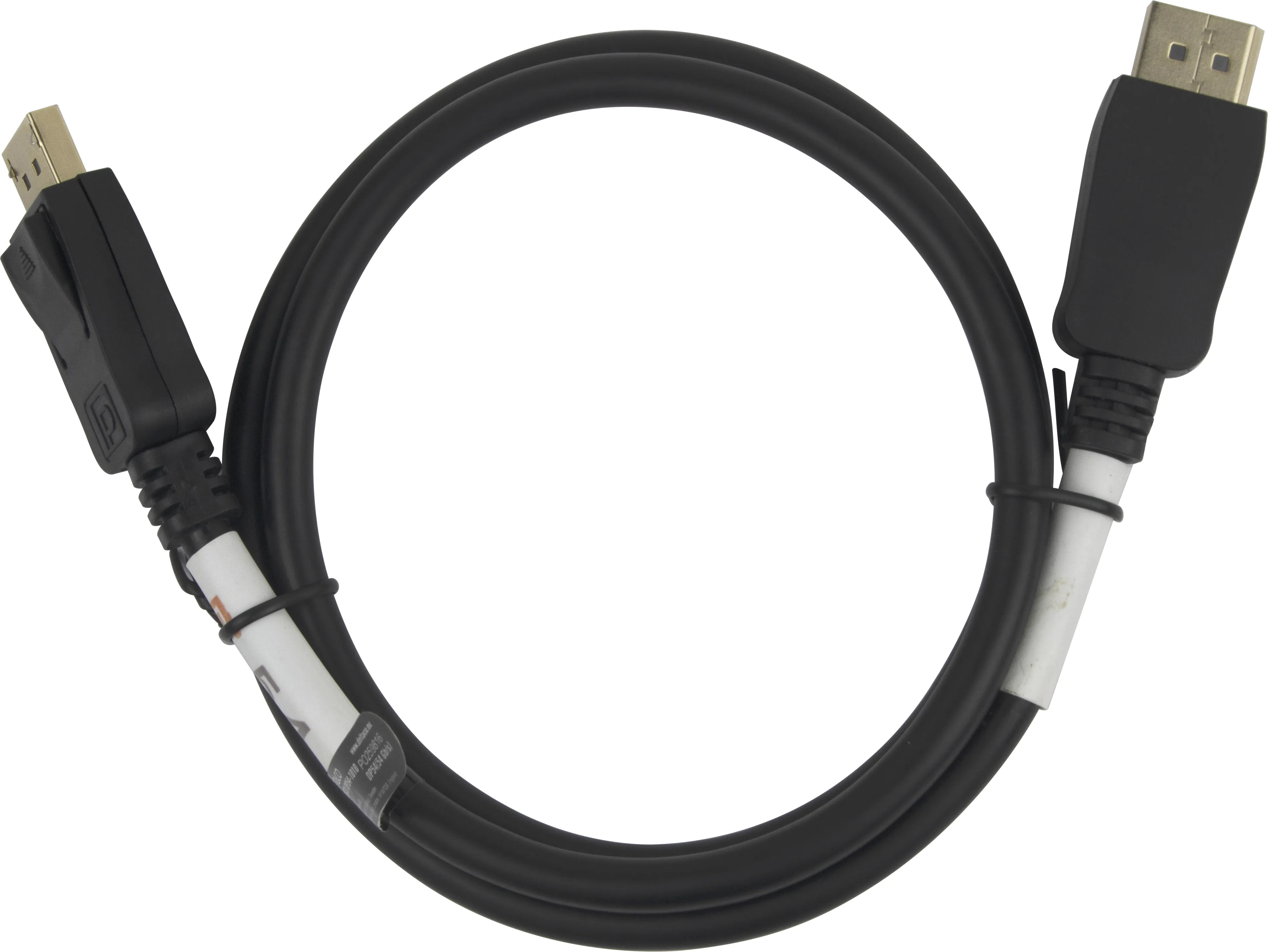Deltaco DisplayPort 2.1a (DP54) -kaapeli, jossa 8K, 1 m, musta