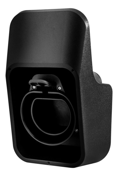 DELTACO e-Charge, v&auml;ggf&auml;ste med kabelh&aring;llare f&ouml;r Typ2 laddningskontakt