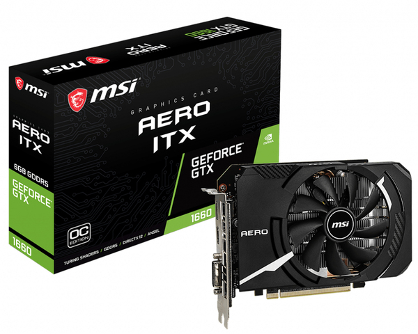MSI GeForce GTX 1660 AERO OC 6 Gt -n&auml;yt&ouml;nohjain