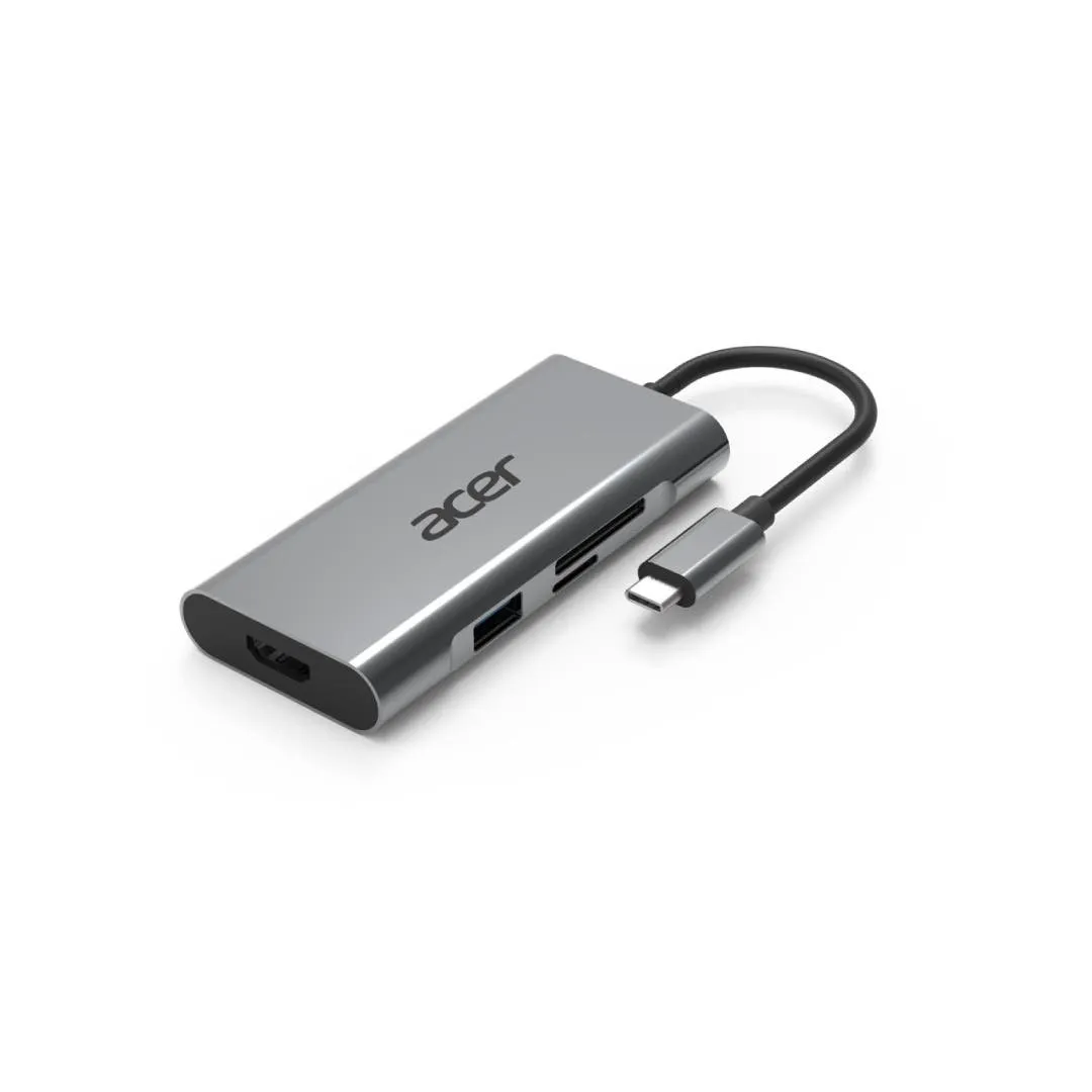 ACER 7in1 Type C dongle/mini dock 1xHDMI 3xUSB3.2 1xSD/TF 1xPD