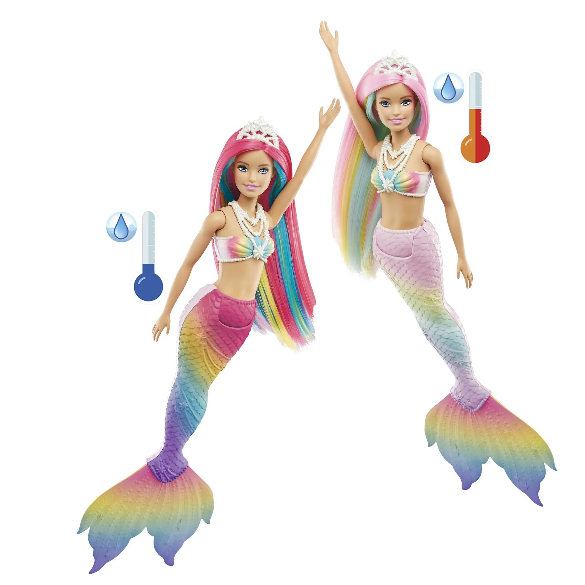Barbie D. Magic Rainbow Mermaid - GTF89