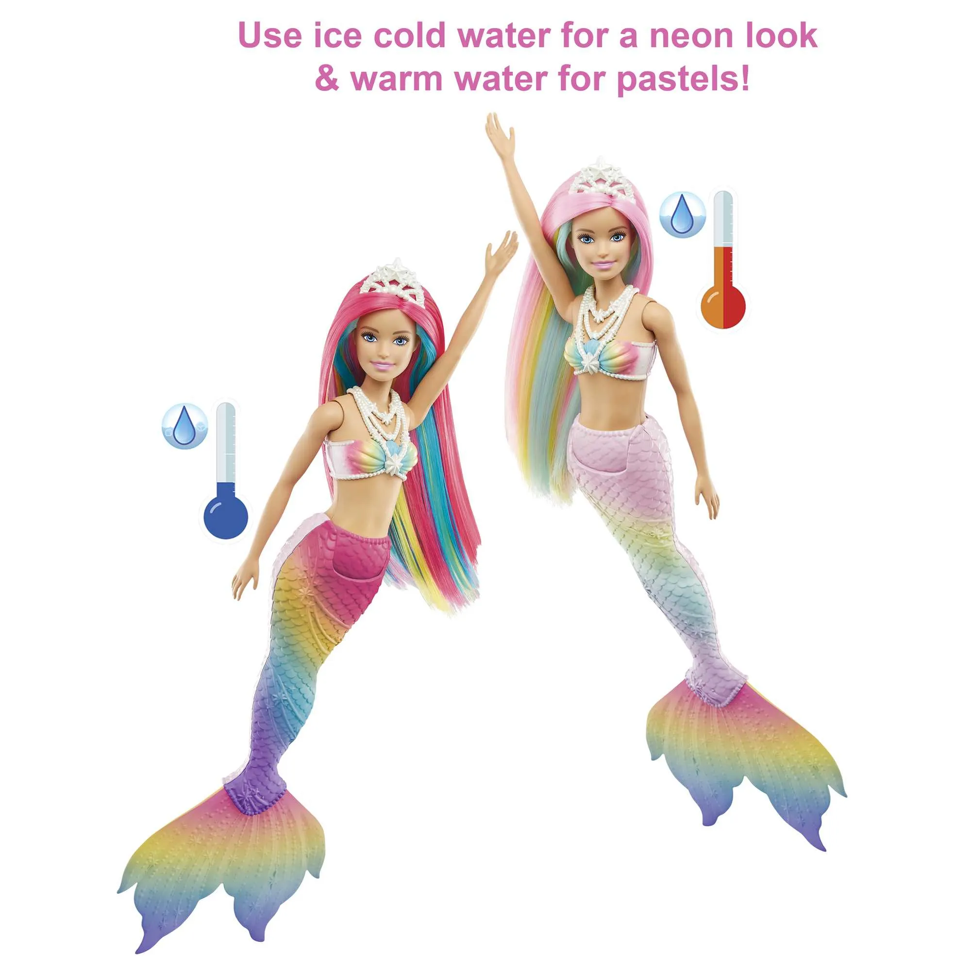 Barbie D. Magic Rainbow Mermaid - GTF89