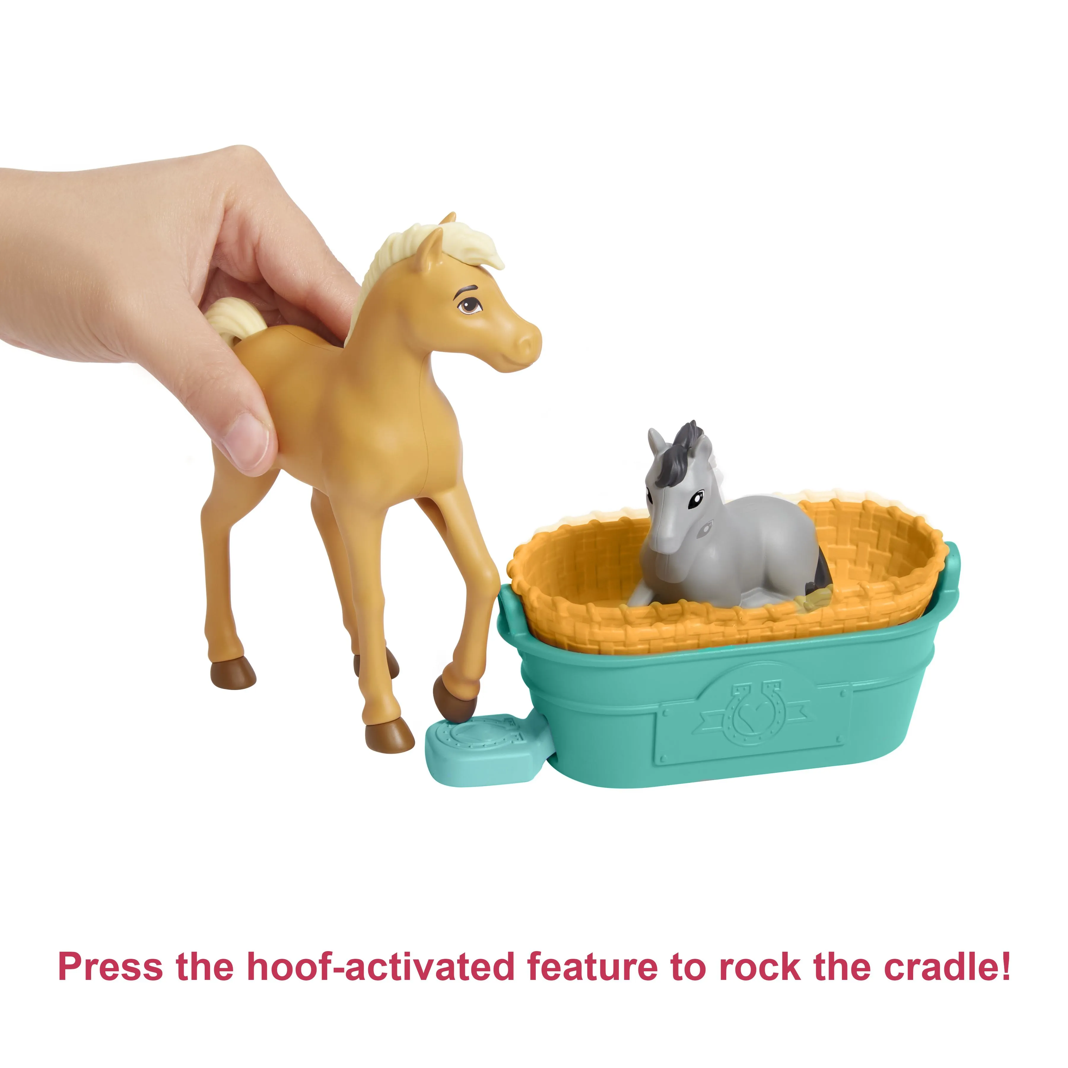Mattel Spirit Luckys Baby Animal Care Station With Pony &amp; Foal Doll