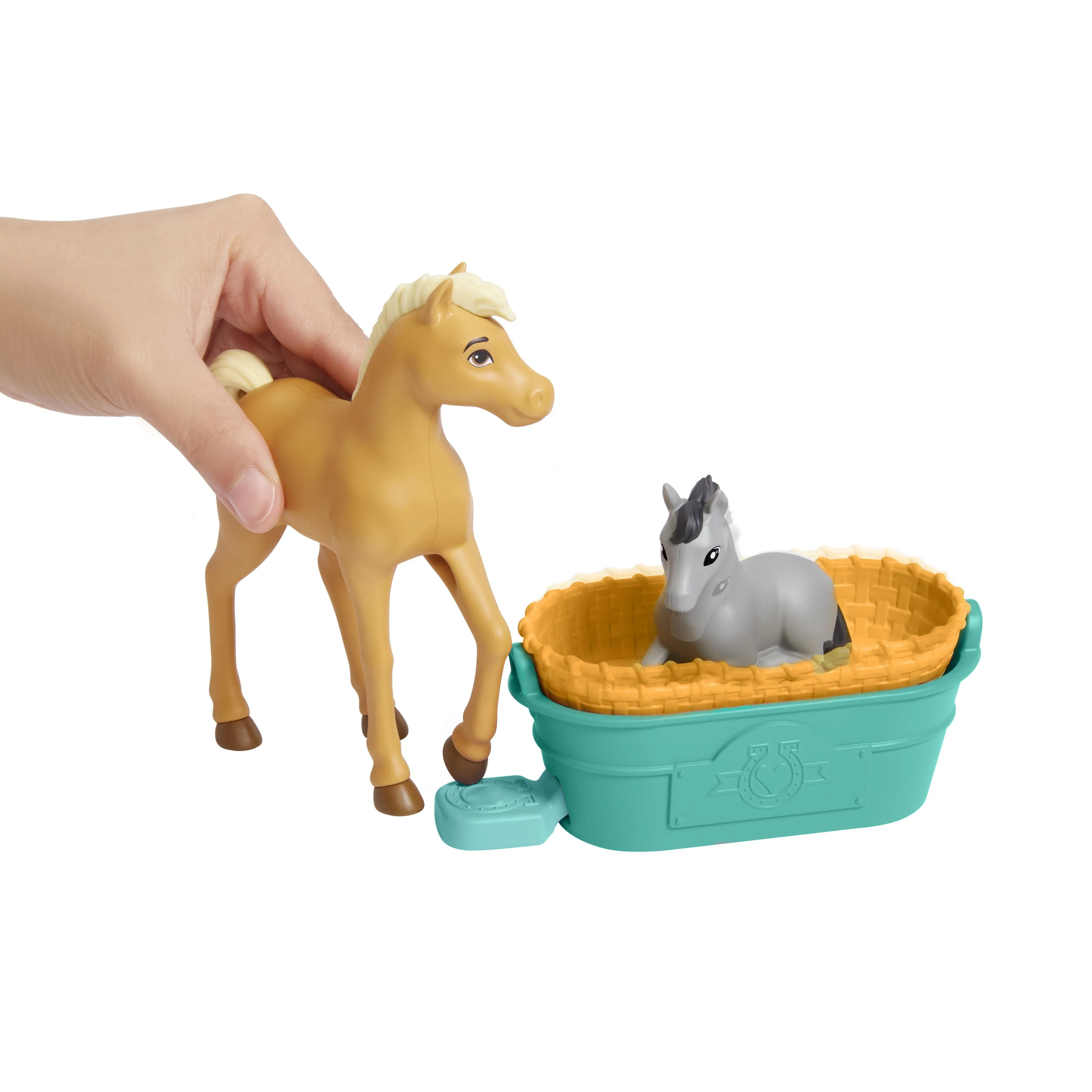 Mattel Spirit Luckys Baby Animal Care Station With Pony &amp; Foal Doll