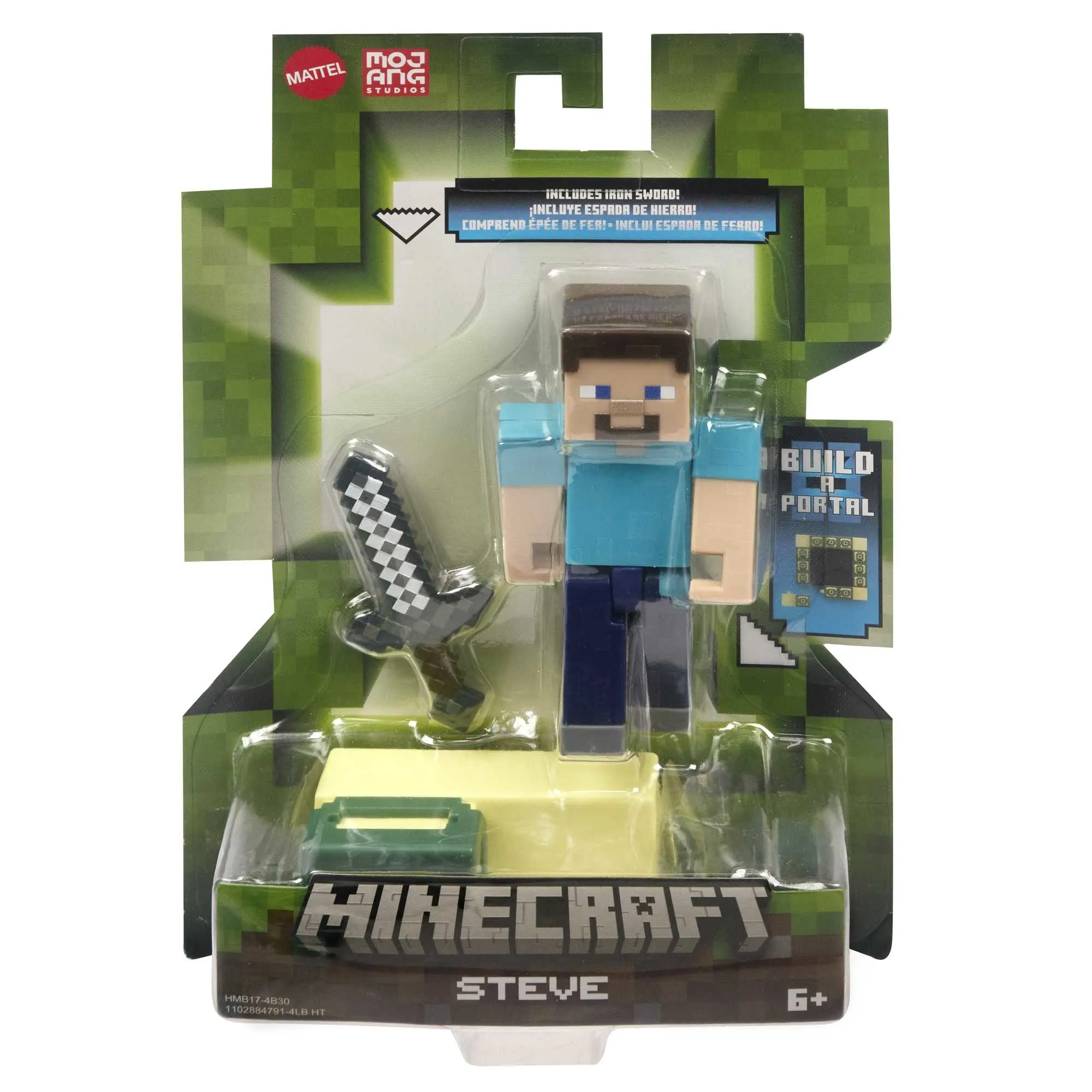 Mattel Minecraft Core Figure Steve, game character