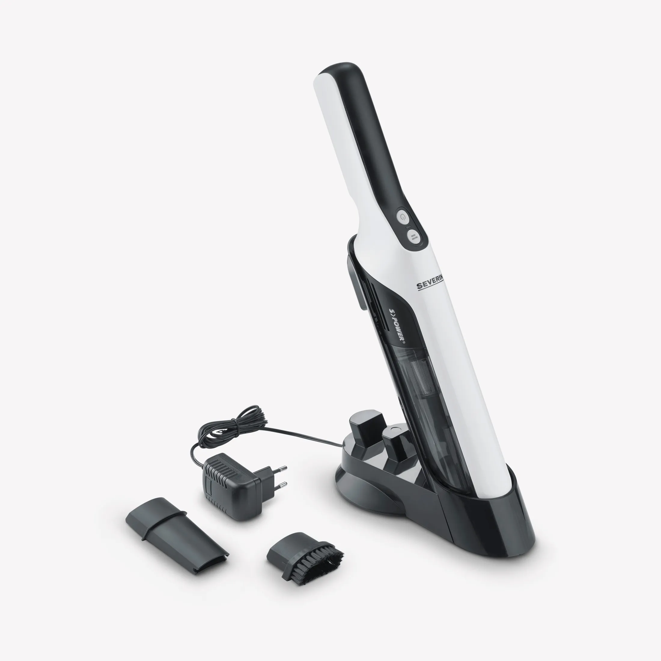 SEVERIN S'POWER HV 7140 - handdammsugare, svart/vit