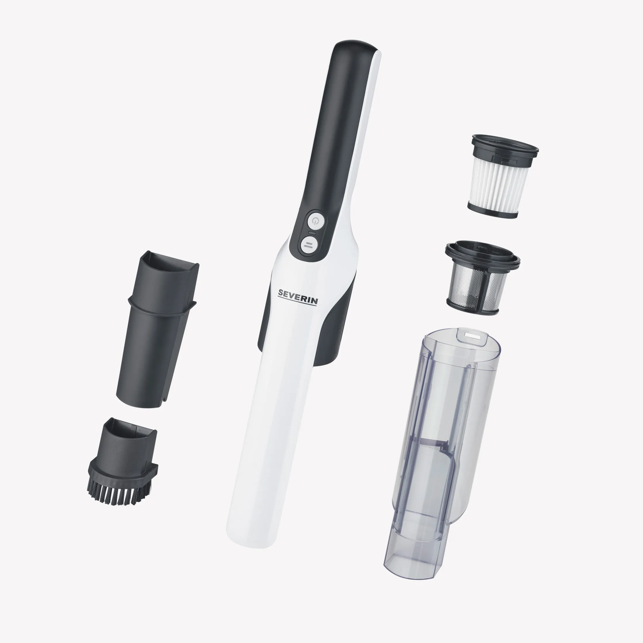 SEVERIN S'POWER HV 7140 - handdammsugare, svart/vit