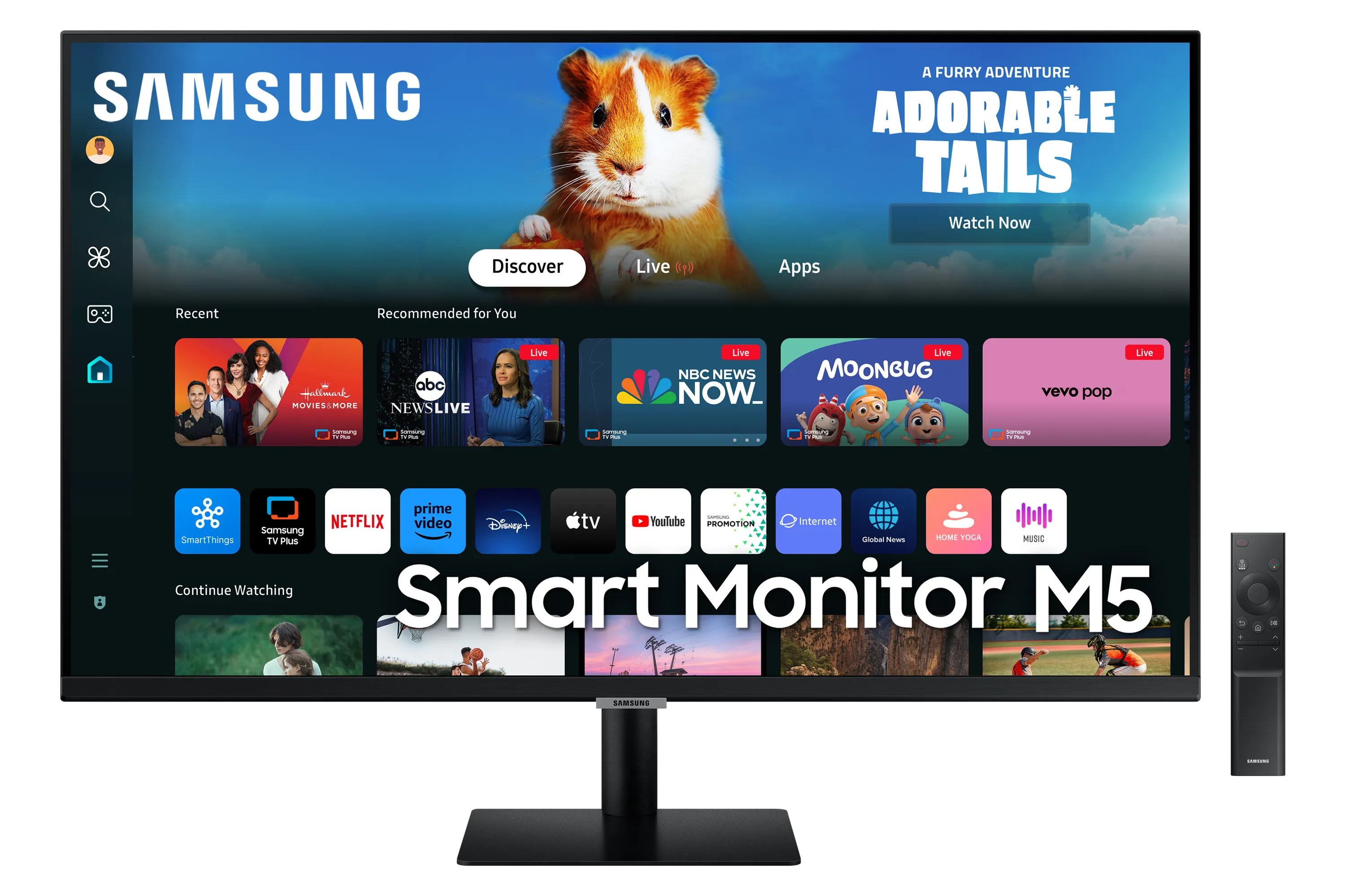 Samsung 27" M5 M50D. Full HD, 60Hz, 4ms, LED - monitor