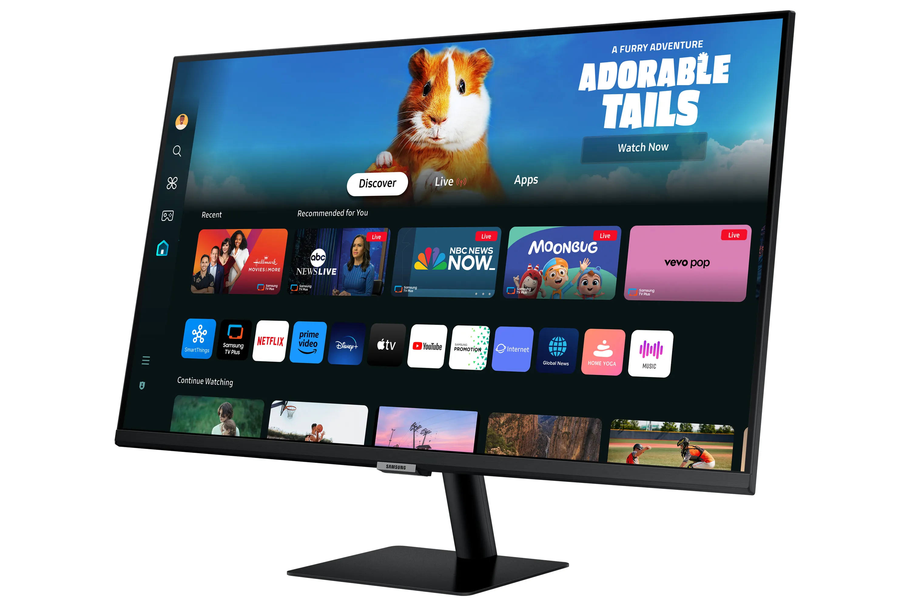 Samsung 27" M5 M50D. Full HD, 60Hz, 4ms, LED - monitor