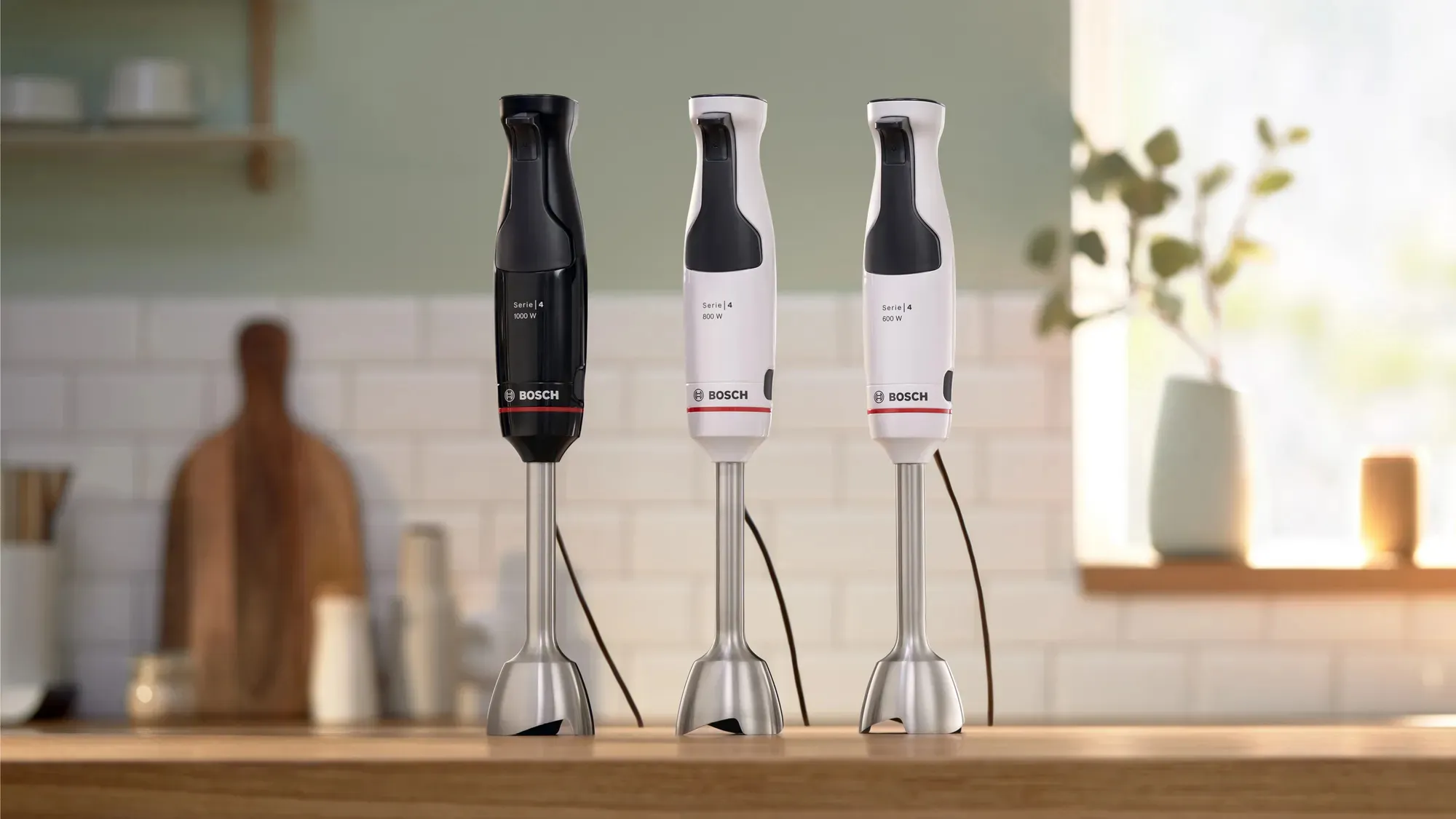 Bosch ErgoMaster Serie 4 - stavmixer, Svart
