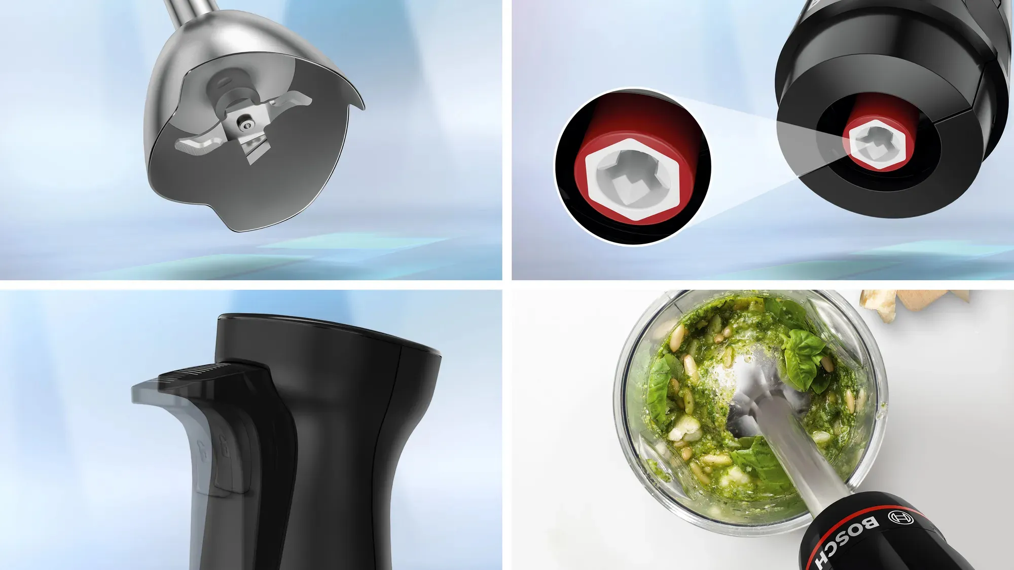 Bosch ErgoMaster Serie 4 -sauvasekoitin, Musta