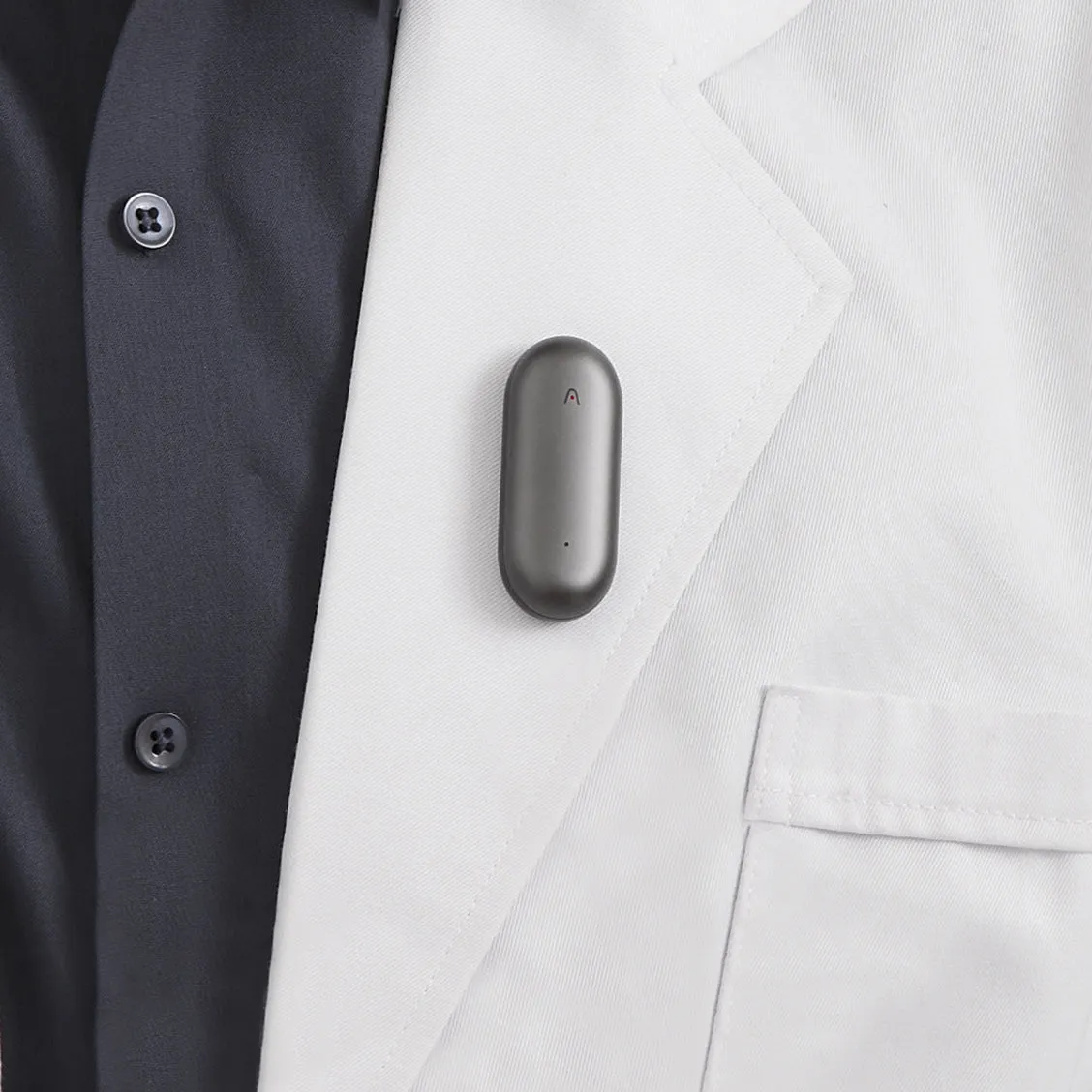 PLAUD NotePin - Innovativ AI-driven röstinspelare med 20 timmar batteritid och säker molnlagring - Cosmic Grå
