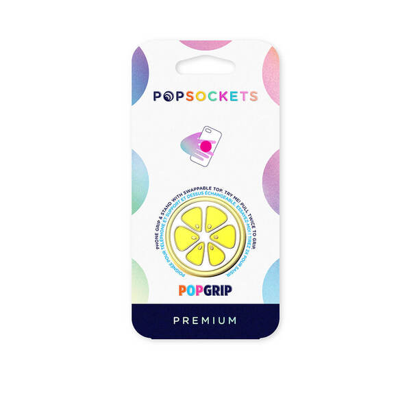 POPSOCKETS Enamel Lemon Slice Yellow