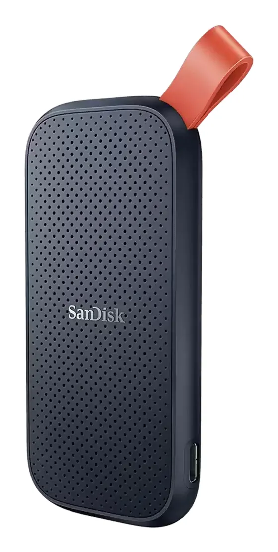 SanDisk Portable 1 TB extern SSD med USB 3.2 Gen 2 (USB-C), svart