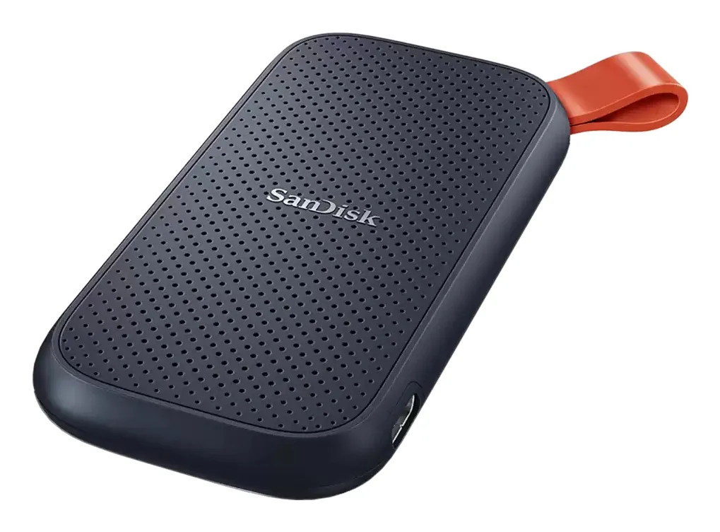 SanDisk Portable 1 TB extern SSD med USB 3.2 Gen 2 (USB-C), svart
