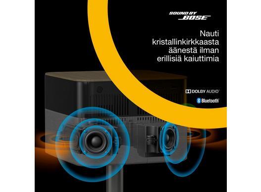 Epson Lifestudio Flex EF-72 Google TV 3LCD 4K PRO-UHD 1000 ANSI lm portabel LED-projektor, ek