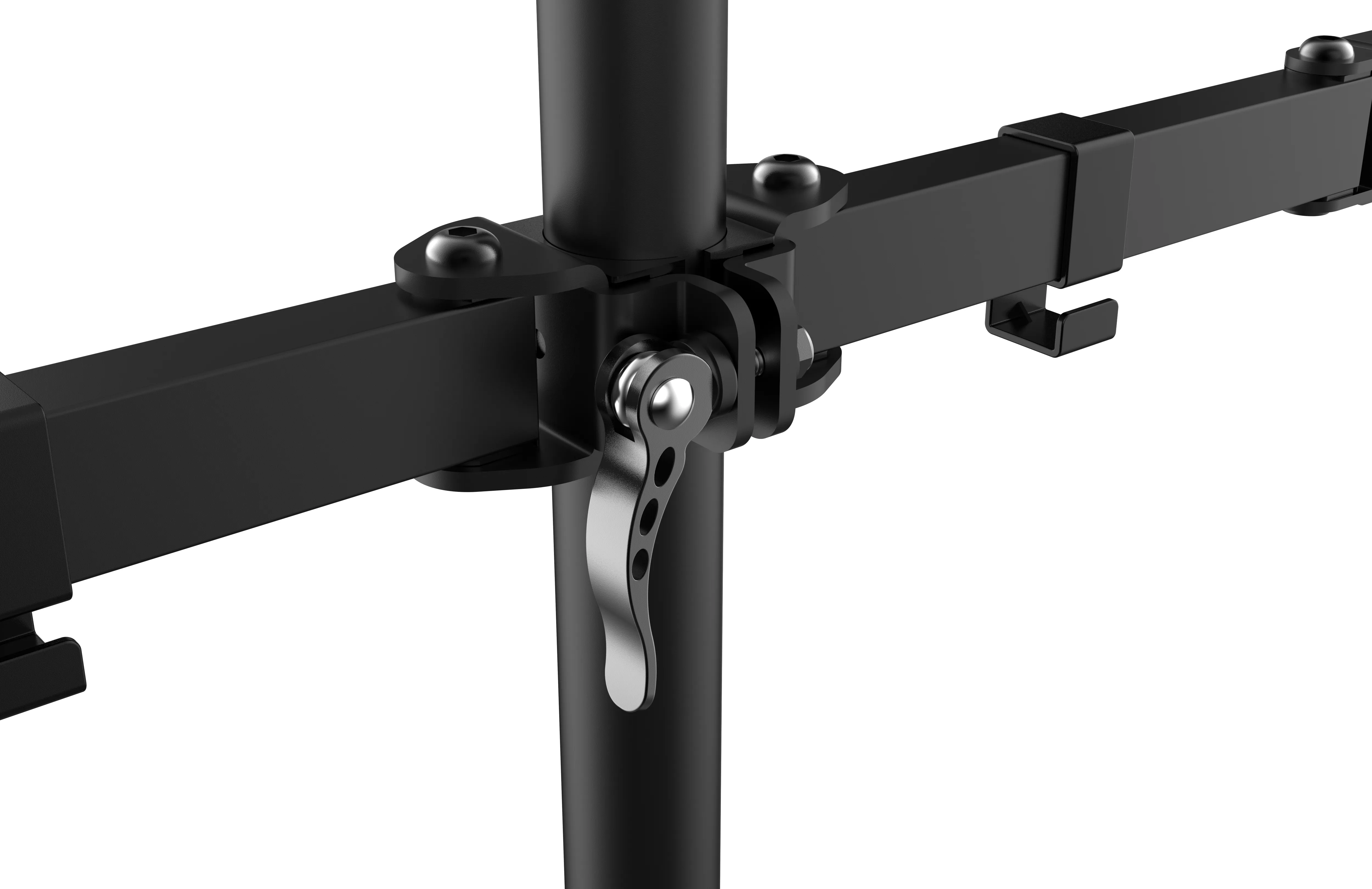 VISION VFM-DPD2B Desk Mount, for 2 monitors, 13-27", full-motion, 8kg, VESA 75/100, Black