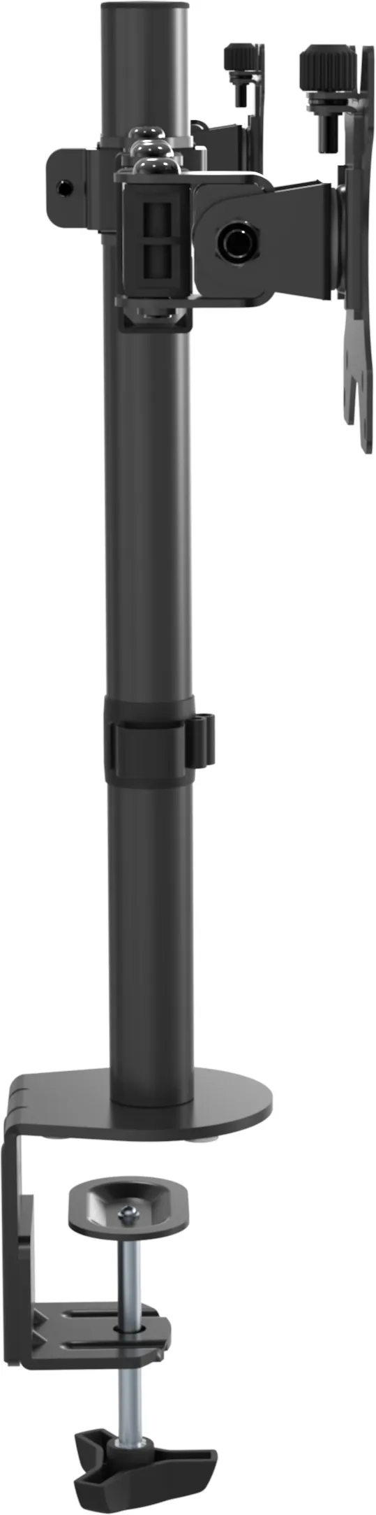 VISION VFM-DPD2B Desk Mount, for 2 monitors, 13-27", full-motion, 8kg, VESA 75/100, Black