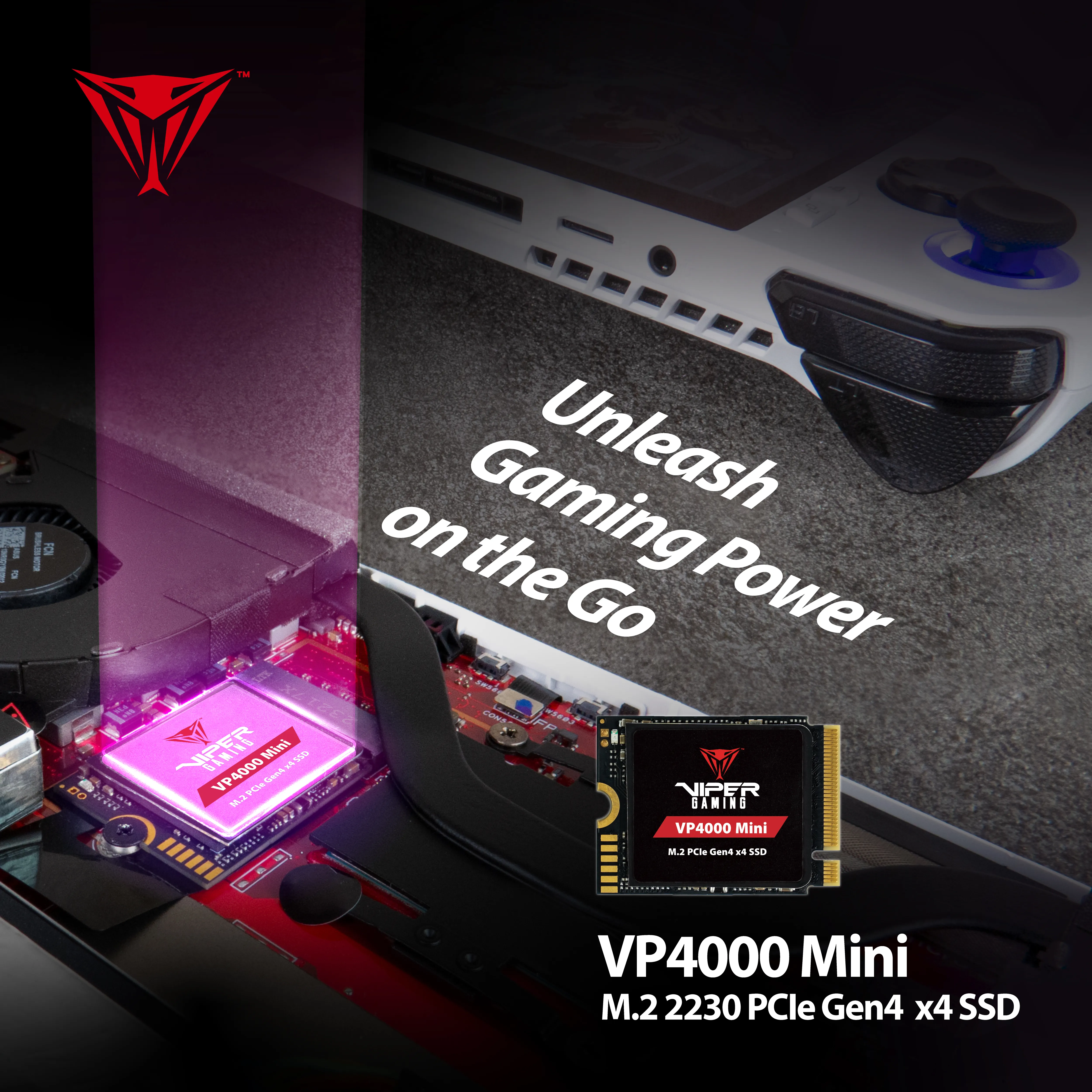 Patriot VP4000 Mini 2TB, PCIe 4.0, M.2 - SSD