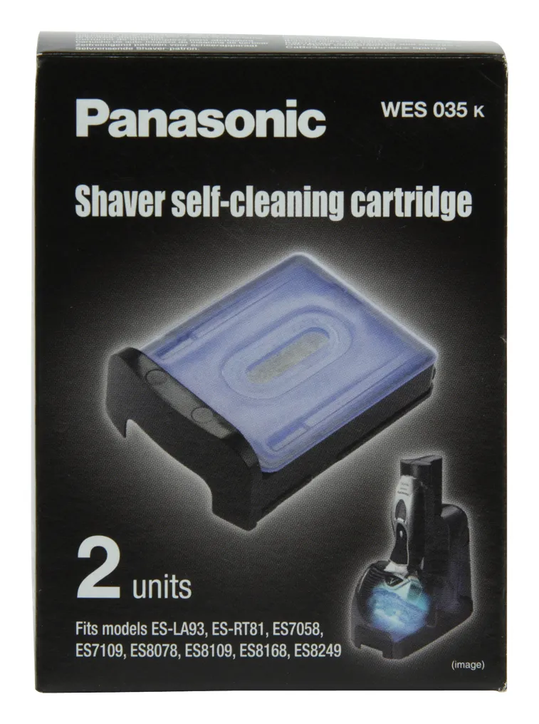 PANASONIC WES035K503 Puhdistusneste kasetti huoltokeskukseen CLEANING CARTRIDGE FOR ELECTRIC SHAVER (for models  : ES-LA93, ES8249, ES8109, ES8168, ES8078, ES71