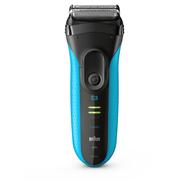 BRAUN PARRANAJOKONE 3040s W&amp;D ProSkin SERIES-3 Wet &amp; Dry. Uusi suorituskykyisempi ajop&auml;&auml; MICROCOMB! Tyylik&auml;s muotoilu pit&auml;v&auml;ll&auml; k&auml;densijalla. Mukautuu paremmin